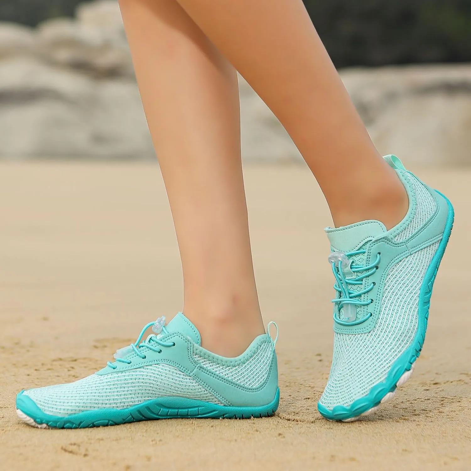 Mens Womens Hike Barefoot & Minimalist Shoes | Wide Toe Box | Footwear Breathable Healthy & Non-Slip Hiking Trail Running Shoes Beach Pool Swim Surf Walking Shoes