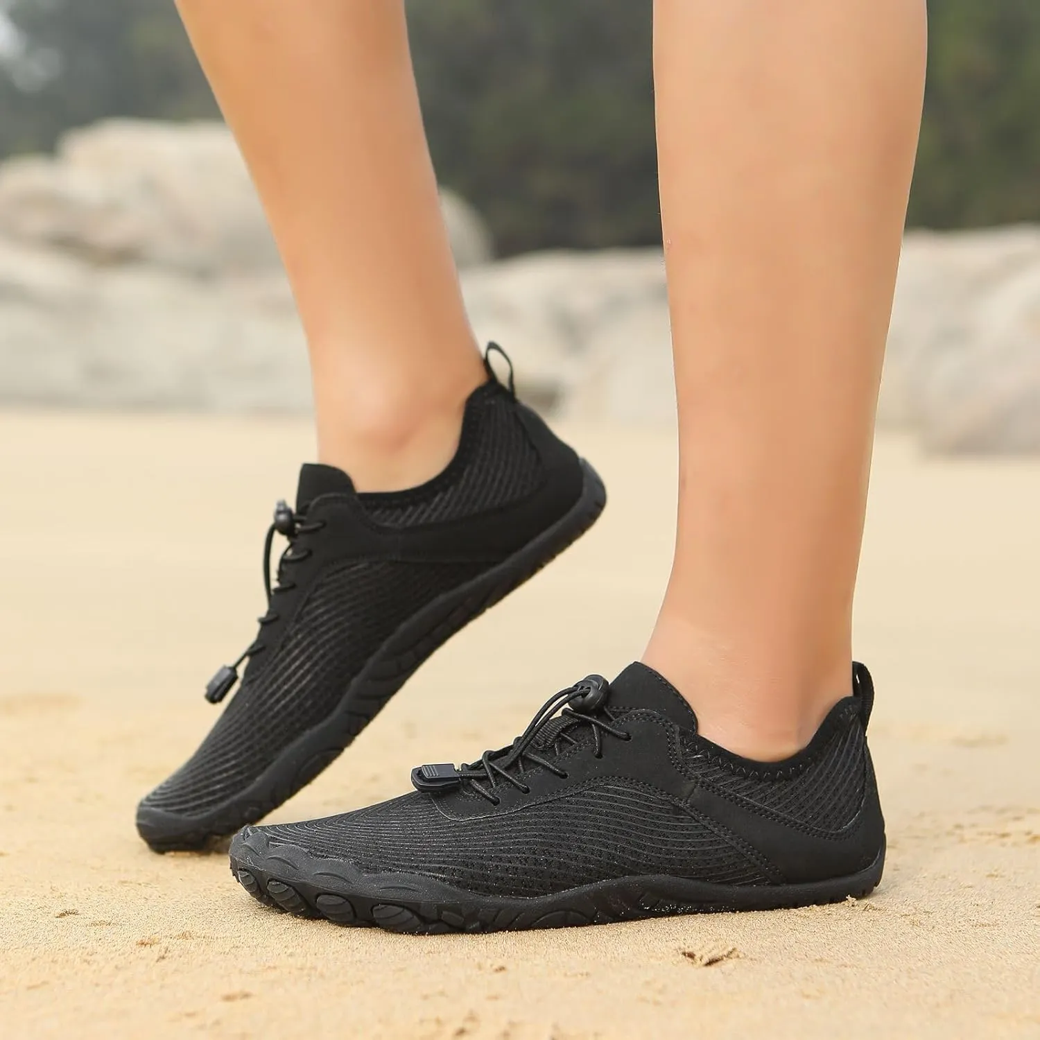 Mens Womens Hike Barefoot & Minimalist Shoes | Wide Toe Box | Footwear Breathable Healthy & Non-Slip Hiking Trail Running Shoes Beach Pool Swim Surf Walking Shoes