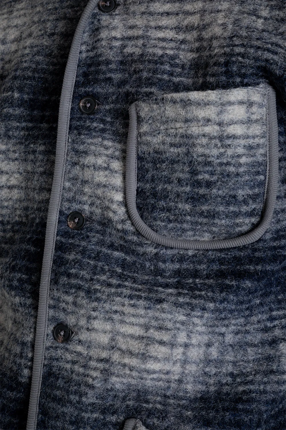 Neist Fleece - Navy Check