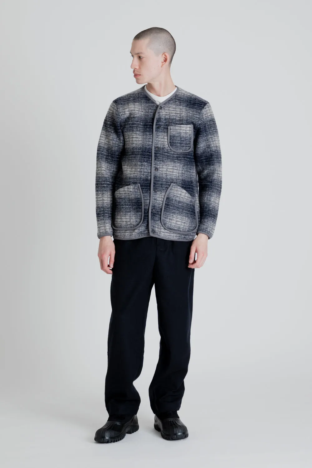 Neist Fleece - Navy Check