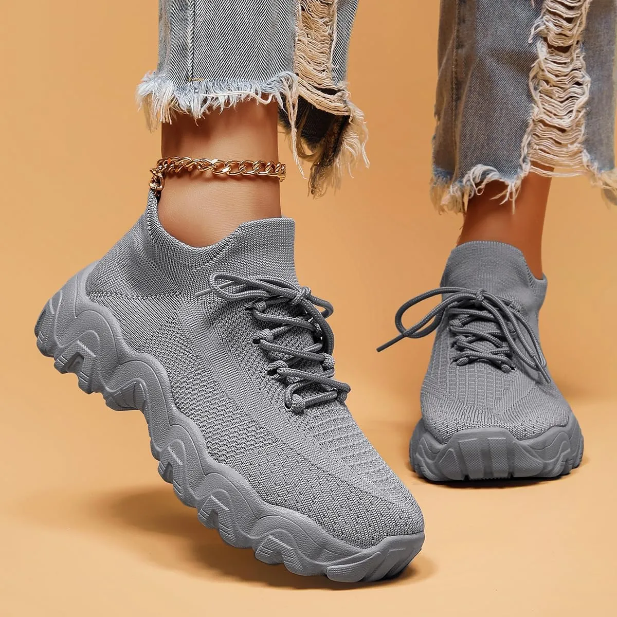Nurse Babe Ortho Pro Tennis Shoes Women Classic Lace up Slip-on Breathable Sneakers