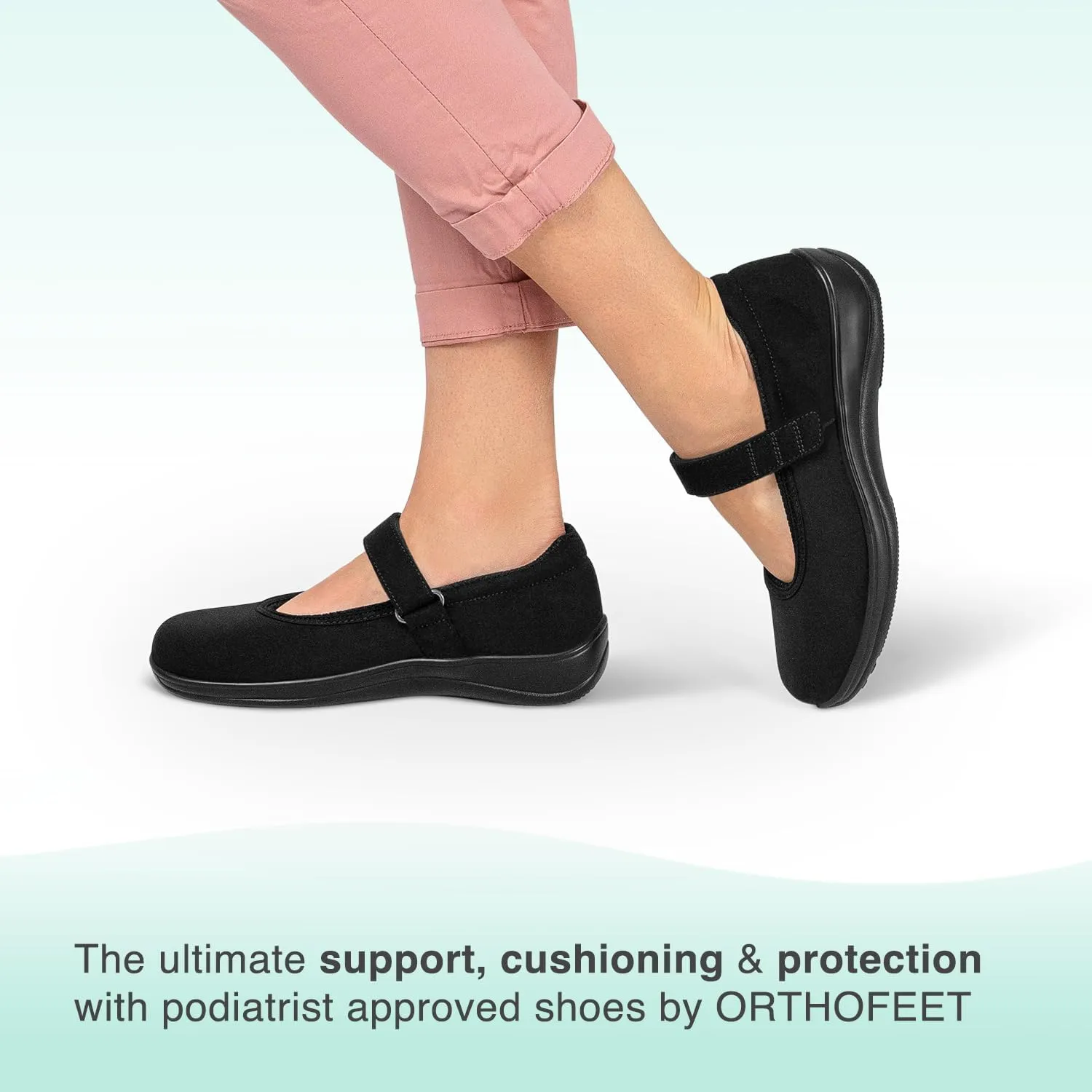 Orthofeet Women's Orthopedic Springfield Mary Jane Shoes