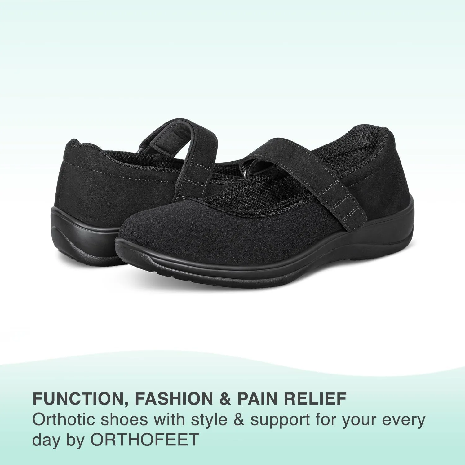 Orthofeet Women's Orthopedic Springfield Mary Jane Shoes