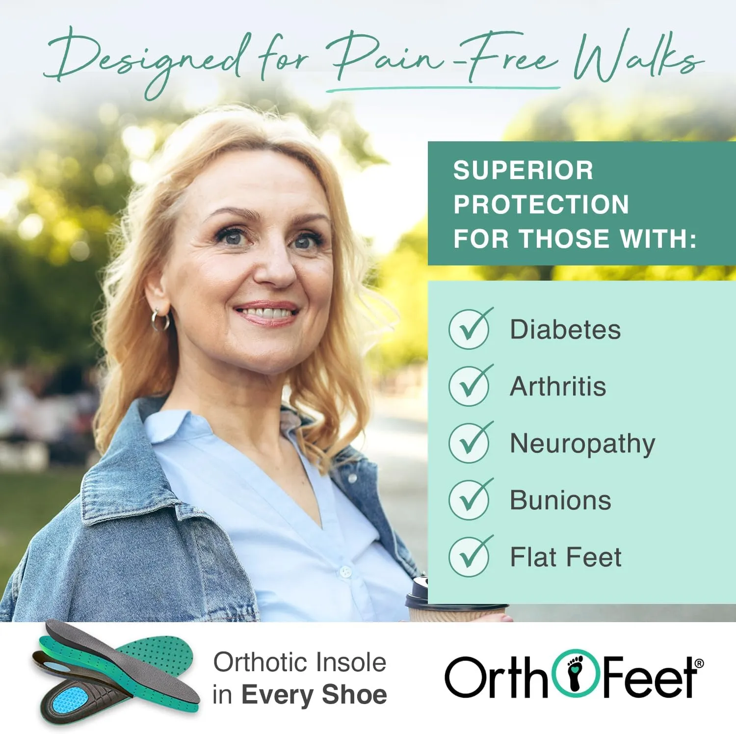 Orthofeet Women's Orthopedic Springfield Mary Jane Shoes