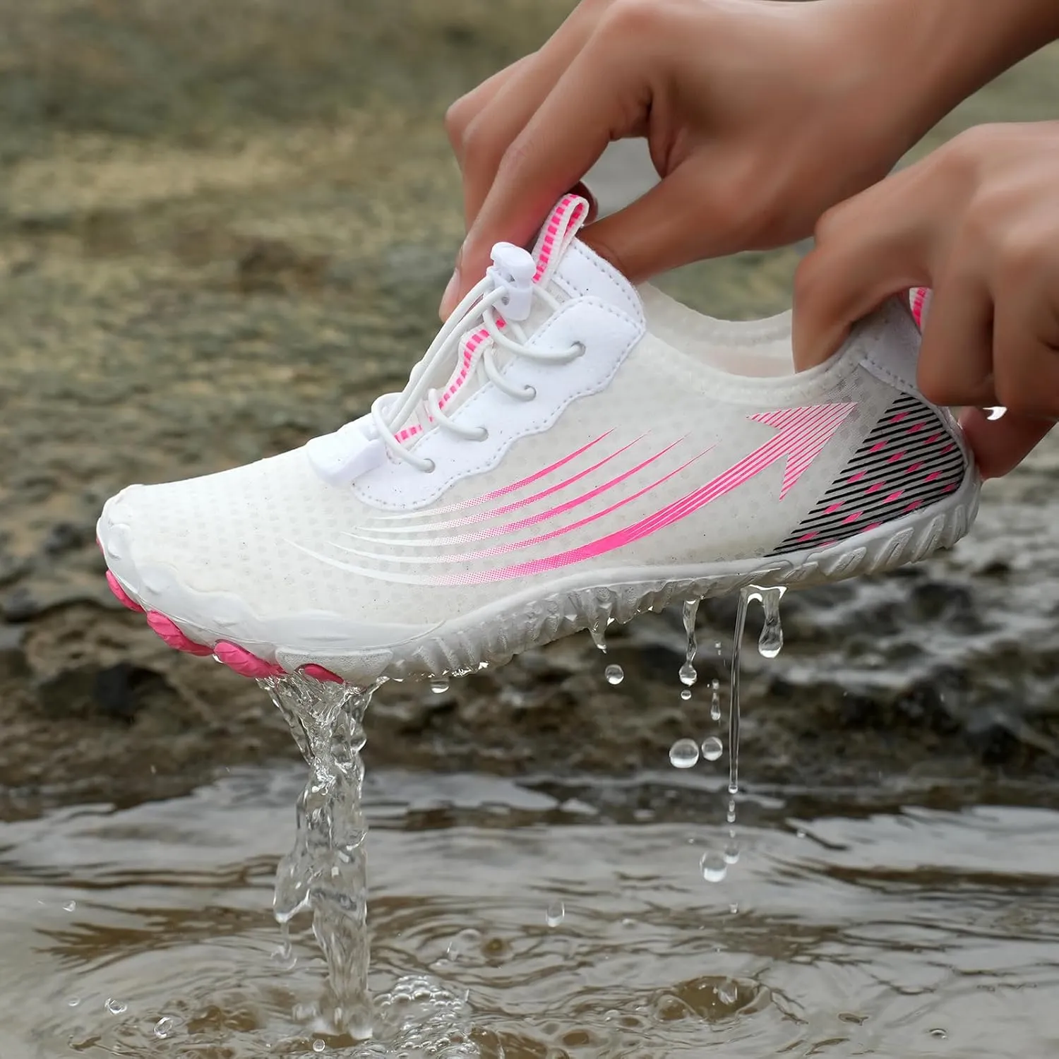 Orthotic Water Shoes with Arch Support for Women Wide Width Walking Barefoot Grounded Footwear for Women Men with Neuropathy Wide Toe Box Sneakers Diabetic Shoes Swim Beach Pool Shoe Unisex