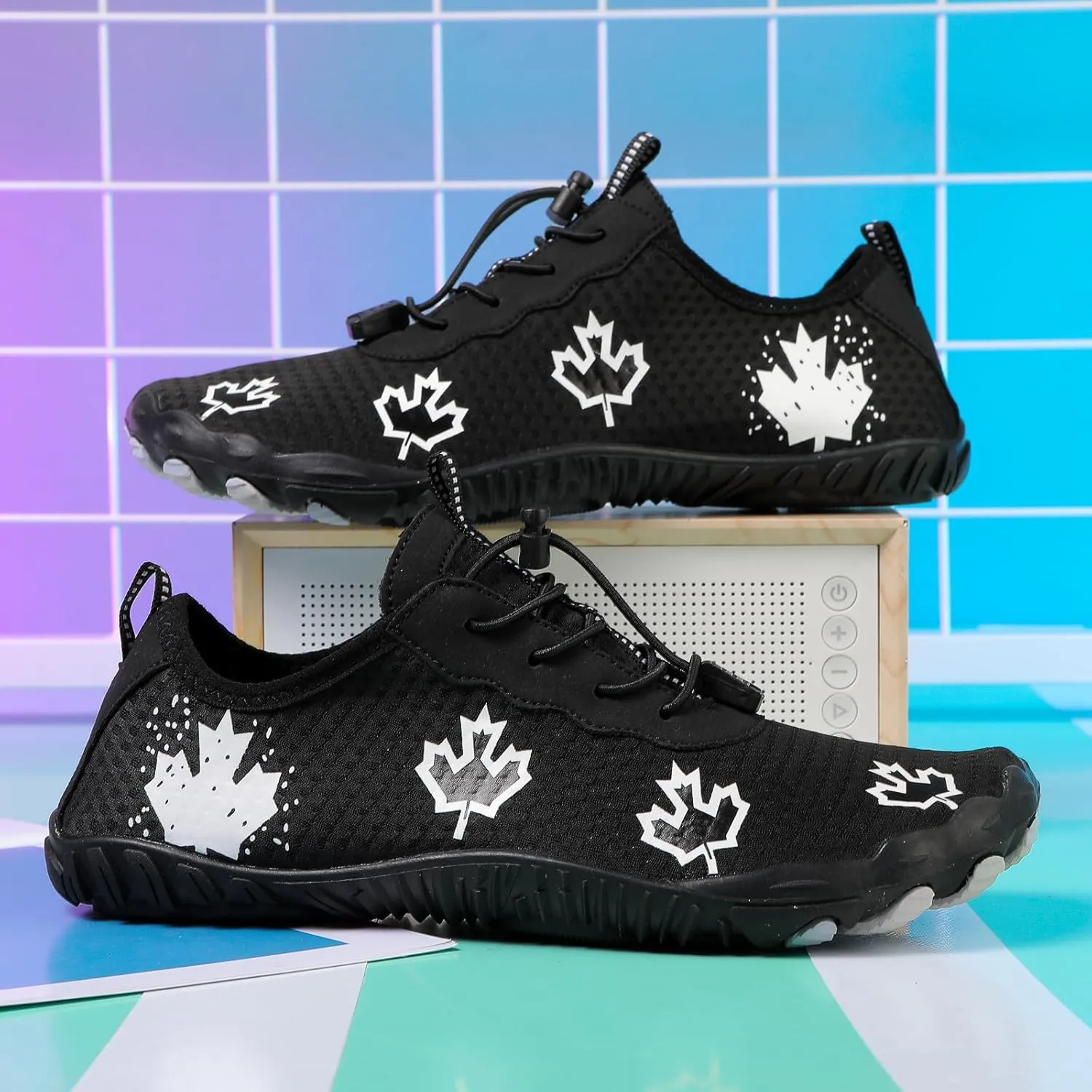 Orthotic Water Shoes with Arch Support for Women Wide Width Walking Barefoot Grounded Footwear for Women Men with Neuropathy Wide Toe Box Sneakers Diabetic Shoes Swim Beach Pool Shoe Unisex