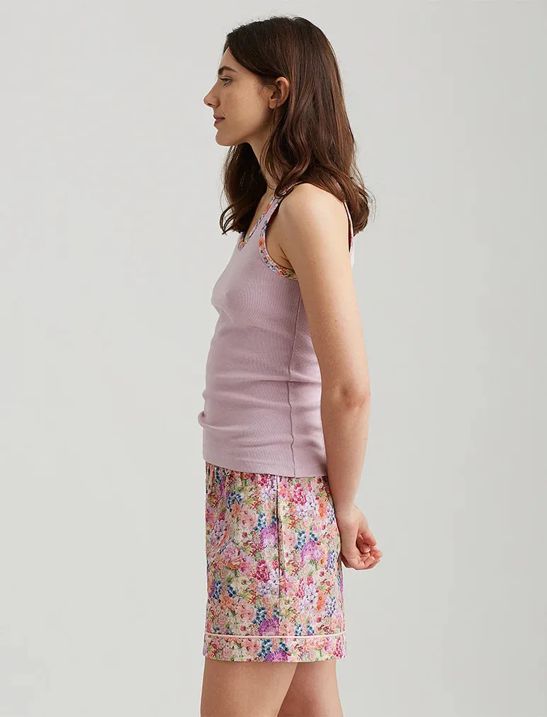 Papinelle - Painted Travels Liberty Rib Tank | Papinelle Pink