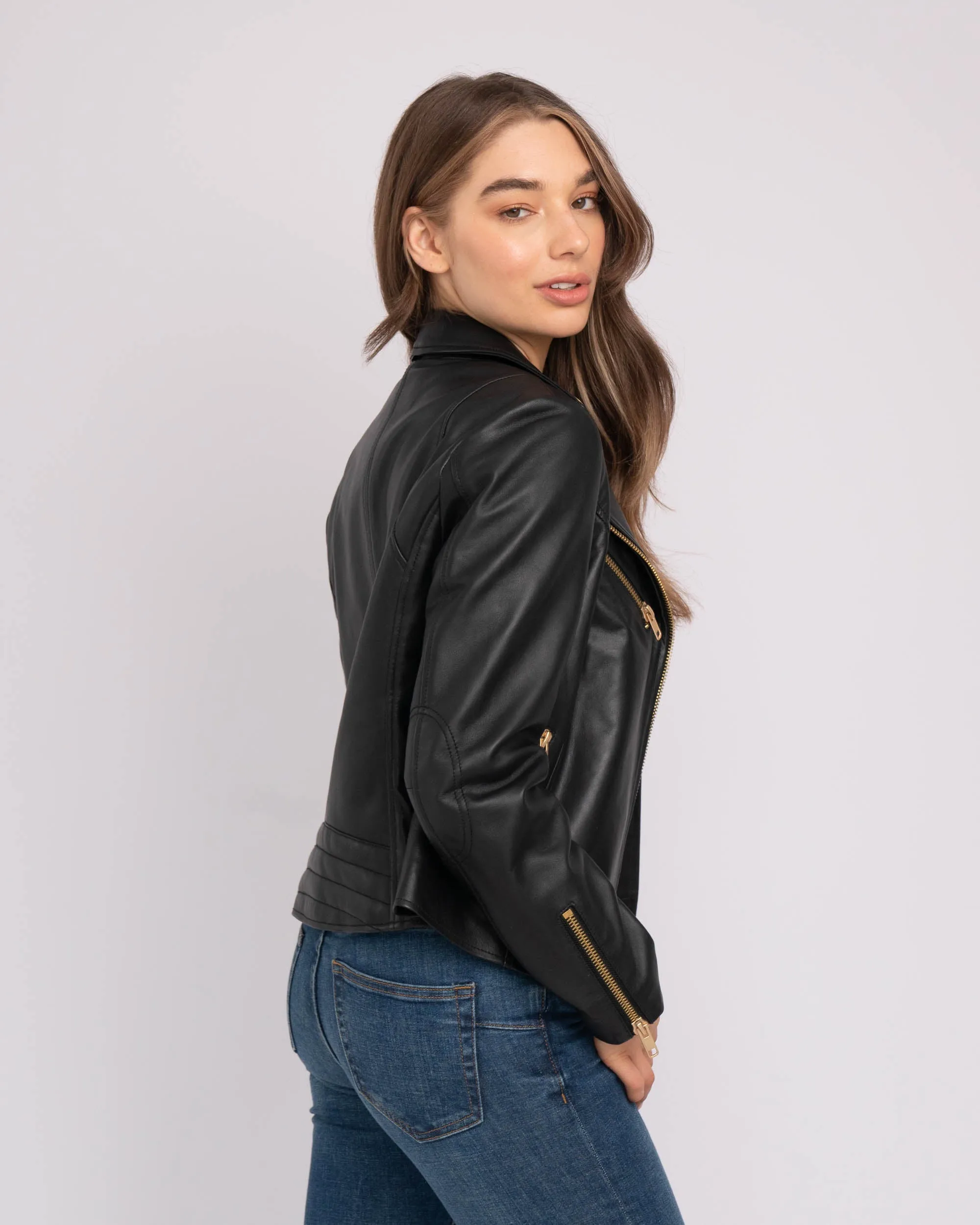 Phoenix | Leather Moto Jacket