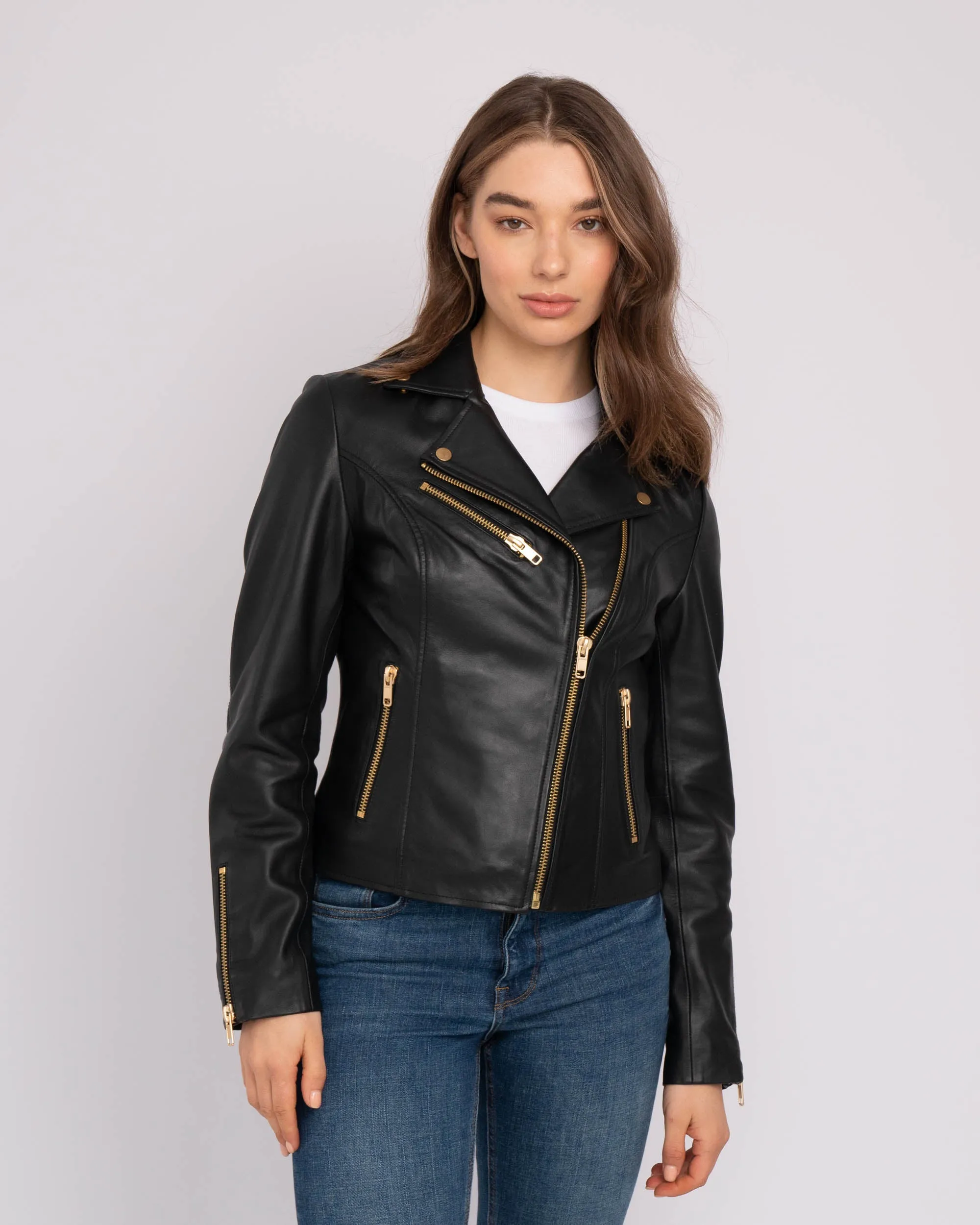 Phoenix | Leather Moto Jacket