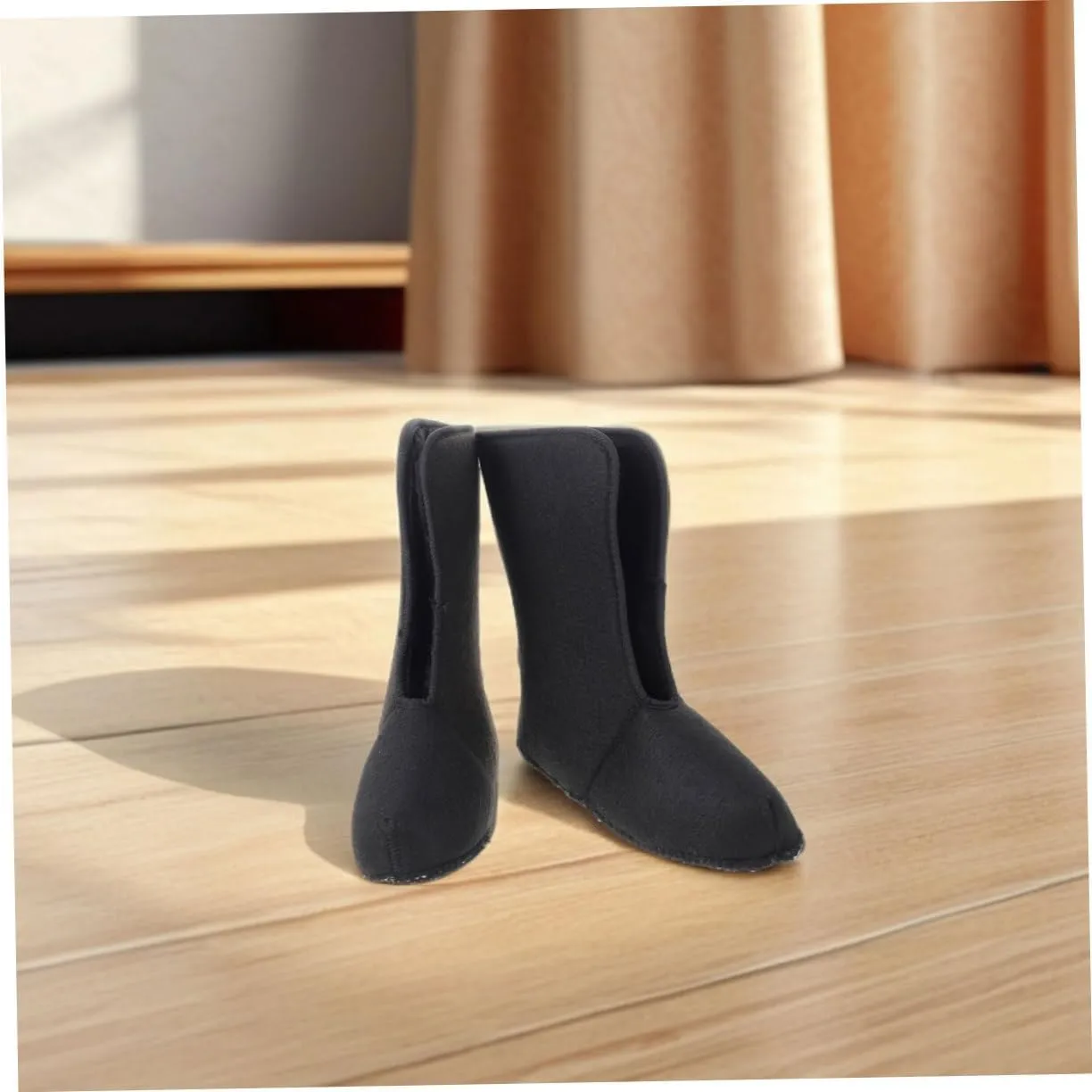 POPETPOP Men's Winter Snow Boot Inner Lids Insulated Warm Comfortable Liners for Snowshoes Non Slip Waterproof Design