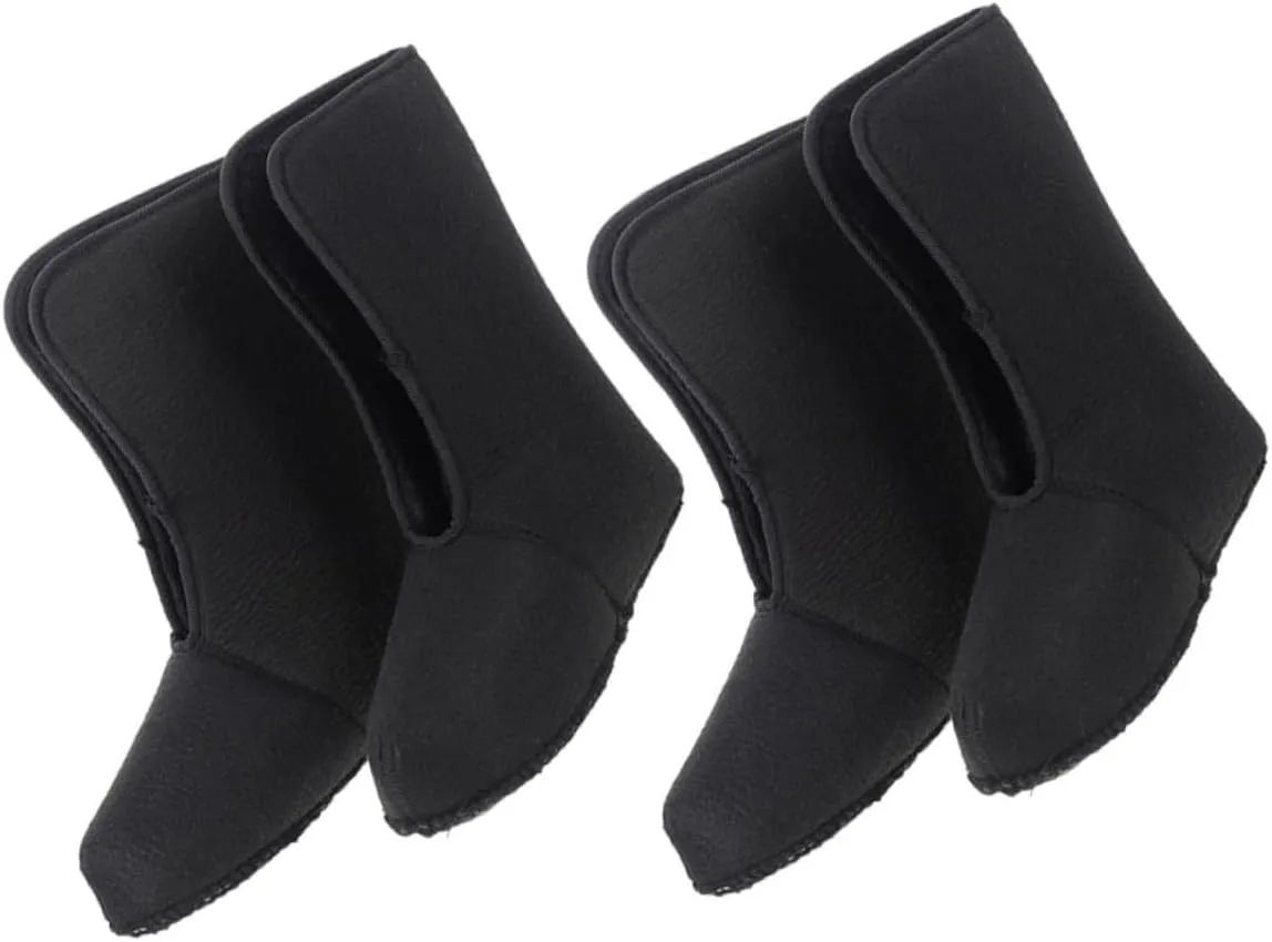 POPETPOP Men's Winter Snow Boot Inner Lids Insulated Warm Comfortable Liners for Snowshoes Non Slip Waterproof Design