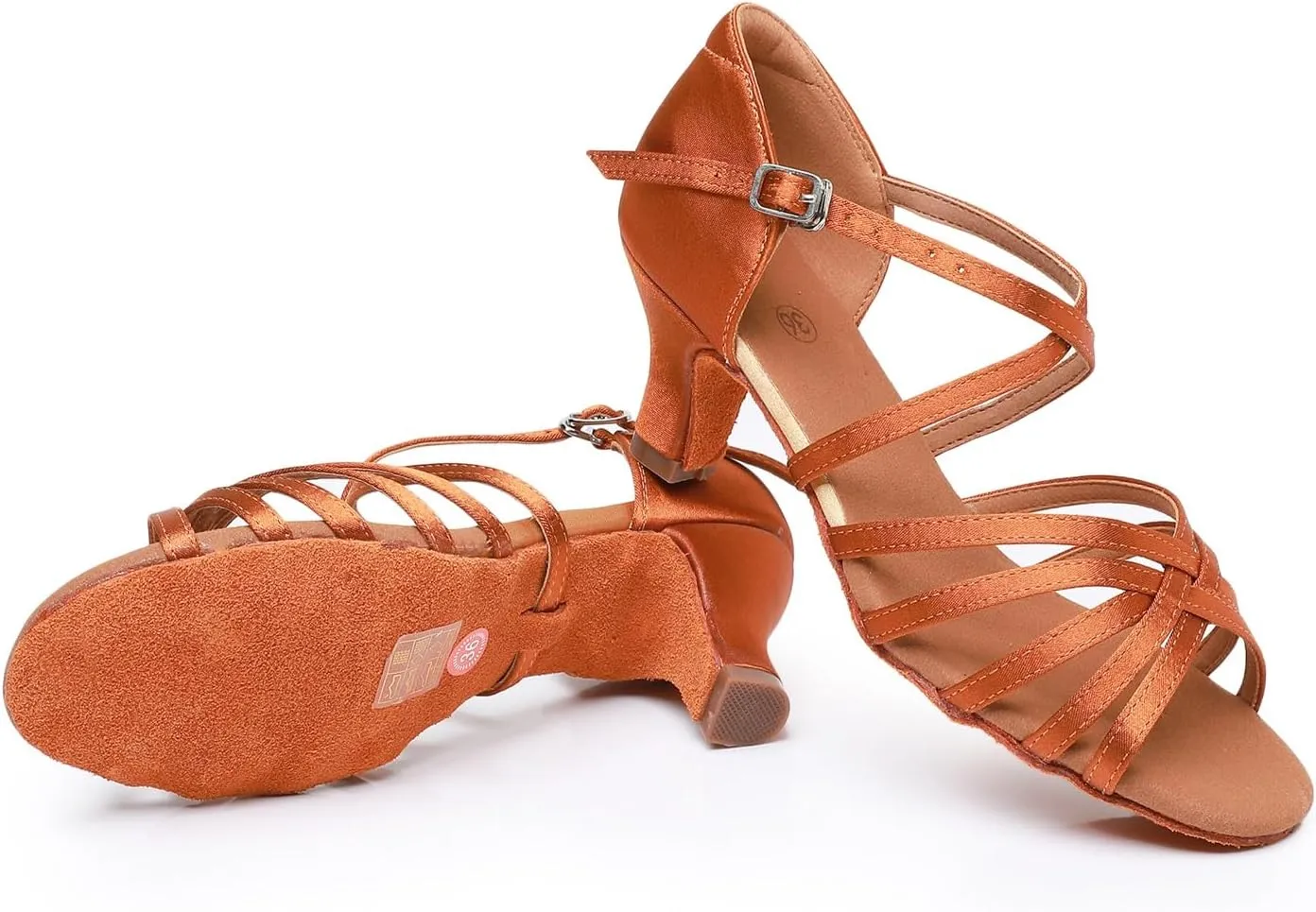 Rosefinch Professional-Grade Non-Slip Latin Dance Shoes for Women - Lightweight and Flexible Ballroom Dance Shoes for Students and Teachers