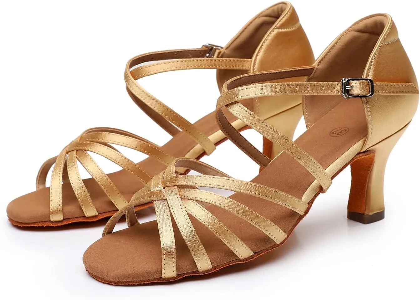 Rosefinch Professional-Grade Non-Slip Latin Dance Shoes for Women - Lightweight and Flexible Ballroom Dance Shoes for Students and Teachers