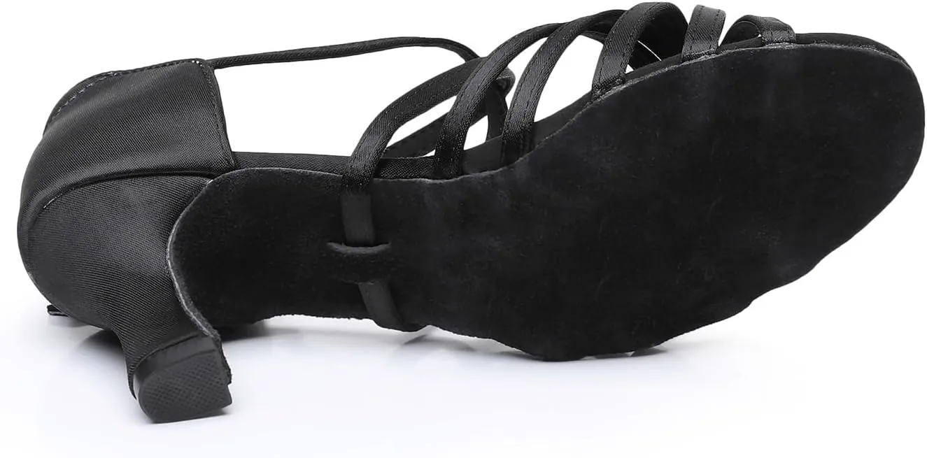 Rosefinch Professional-Grade Non-Slip Latin Dance Shoes for Women - Lightweight and Flexible Ballroom Dance Shoes for Students and Teachers