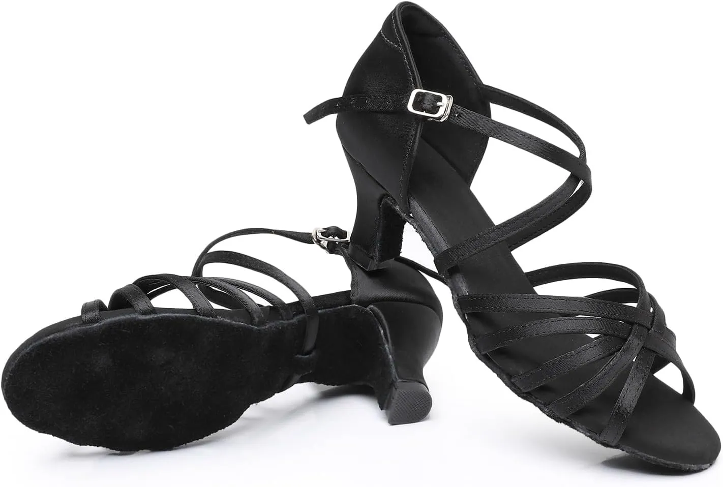 Rosefinch Professional-Grade Non-Slip Latin Dance Shoes for Women - Lightweight and Flexible Ballroom Dance Shoes for Students and Teachers