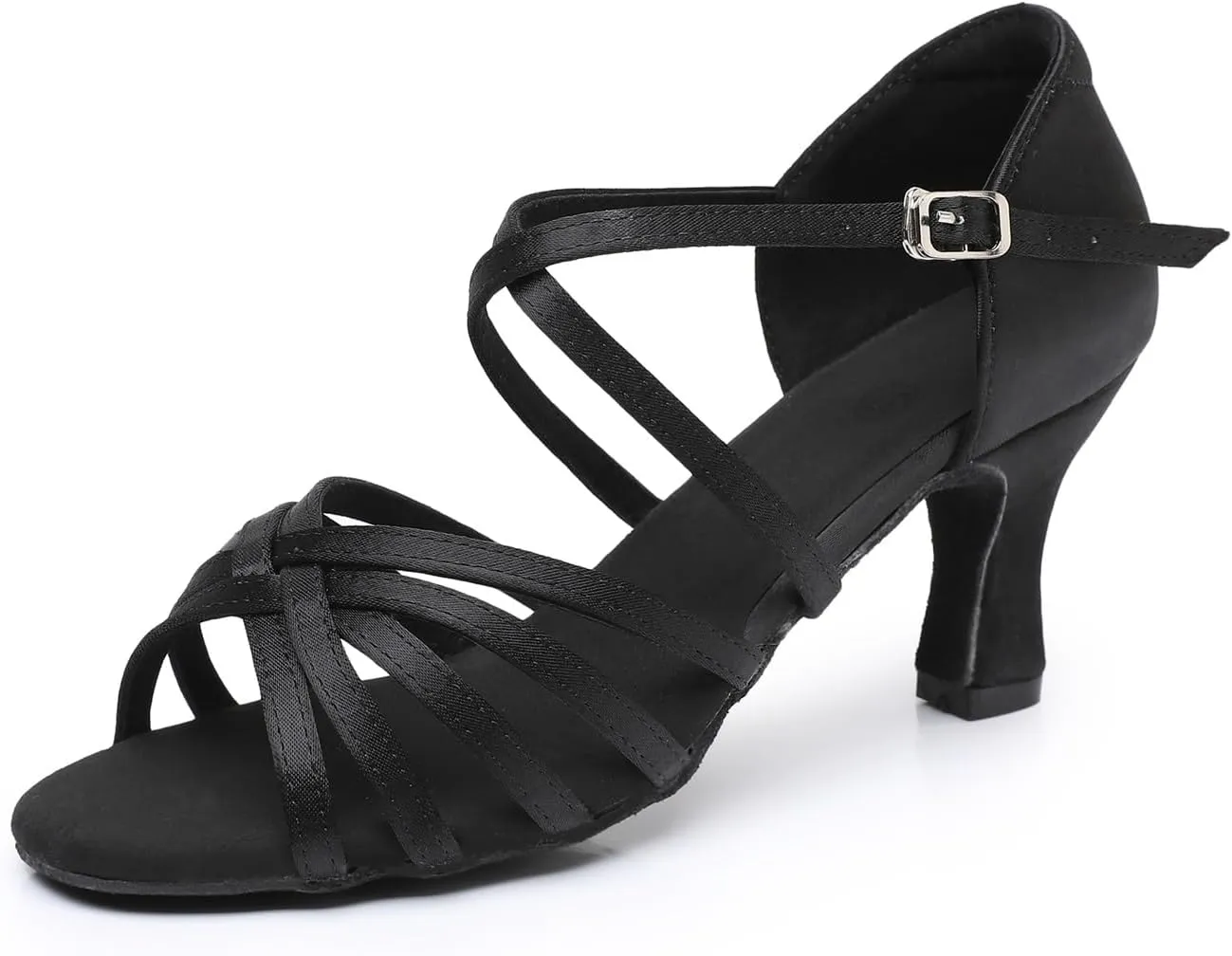 Rosefinch Professional-Grade Non-Slip Latin Dance Shoes for Women - Lightweight and Flexible Ballroom Dance Shoes for Students and Teachers