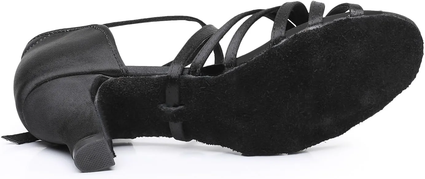 Rosefinch Professional-Grade Non-Slip Latin Dance Shoes for Women - Lightweight and Flexible Ballroom Dance Shoes for Students and Teachers