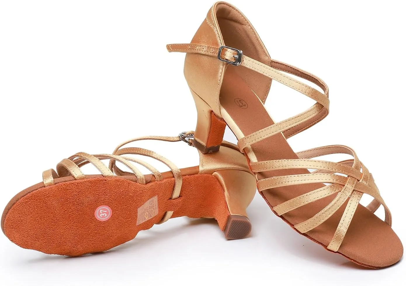 Rosefinch Professional-Grade Non-Slip Latin Dance Shoes for Women - Lightweight and Flexible Ballroom Dance Shoes for Students and Teachers
