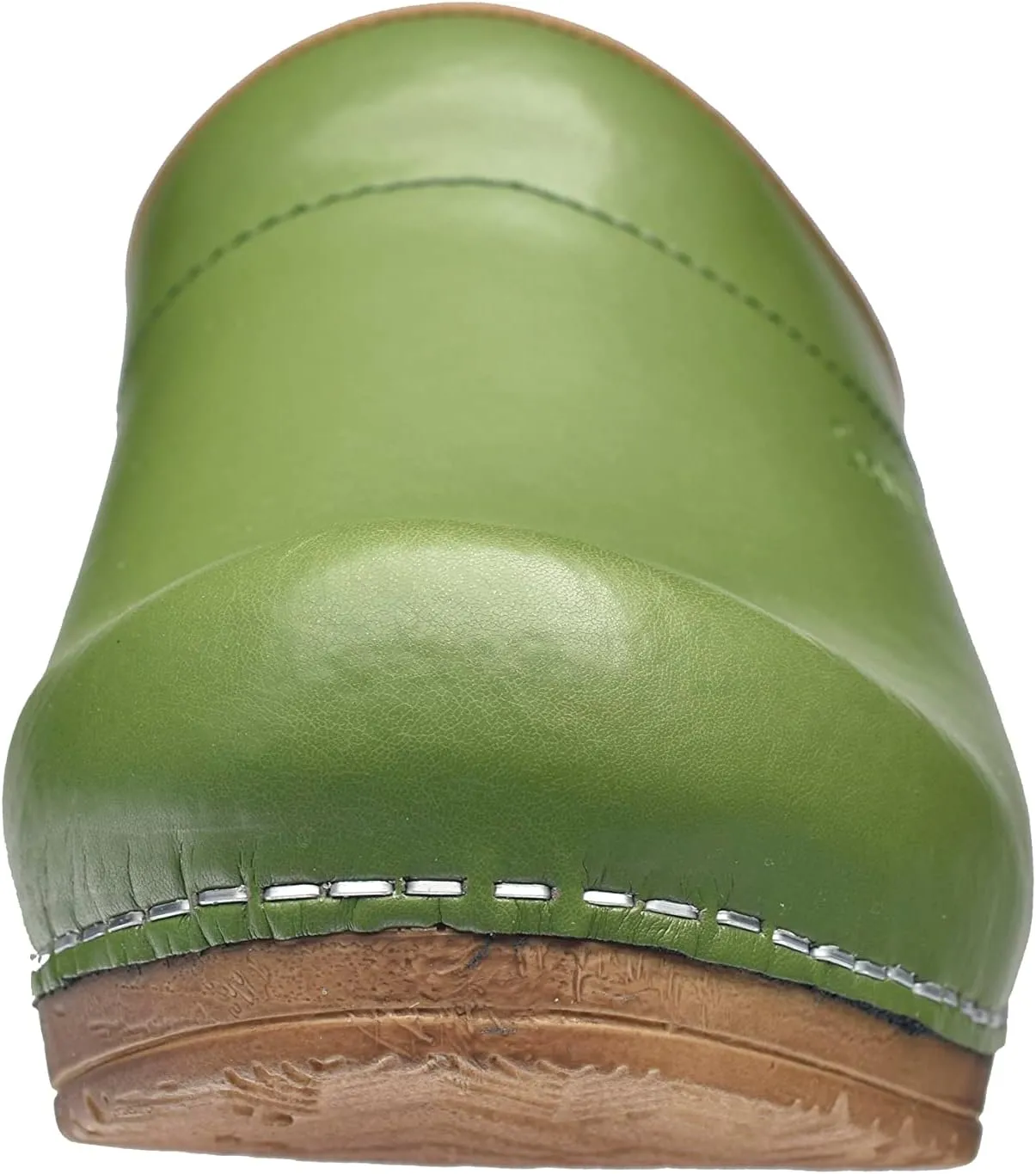 Sanita Sandra Open Clog Original Handmade Flexible Leather Clogs for Women Anatomically Shaped Foot Bed with Soft Foam