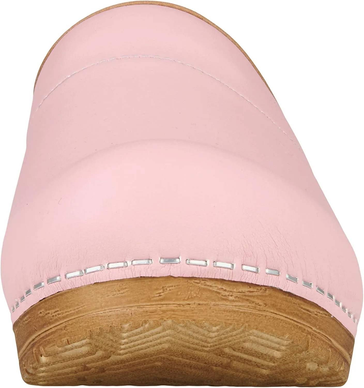 Sanita Sandra Open Clog Original Handmade Flexible Leather Clogs for Women Anatomically Shaped Foot Bed with Soft Foam