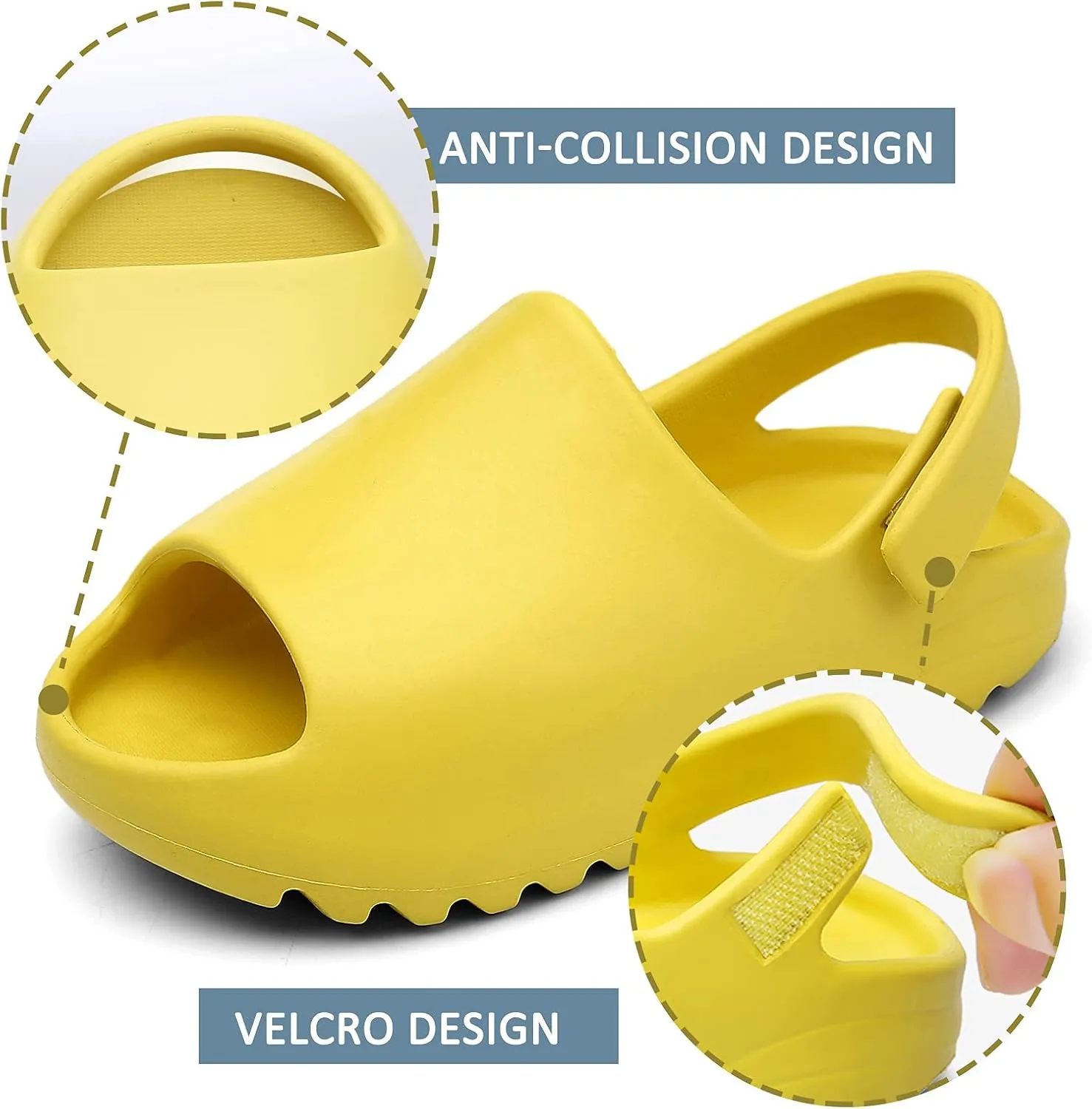 SEAUR - Toddler Little Kids Slides Sandals Girls Summer Sandals Boys Shower Anti-slip Slippers Baby Indoor Outdoor Slippers