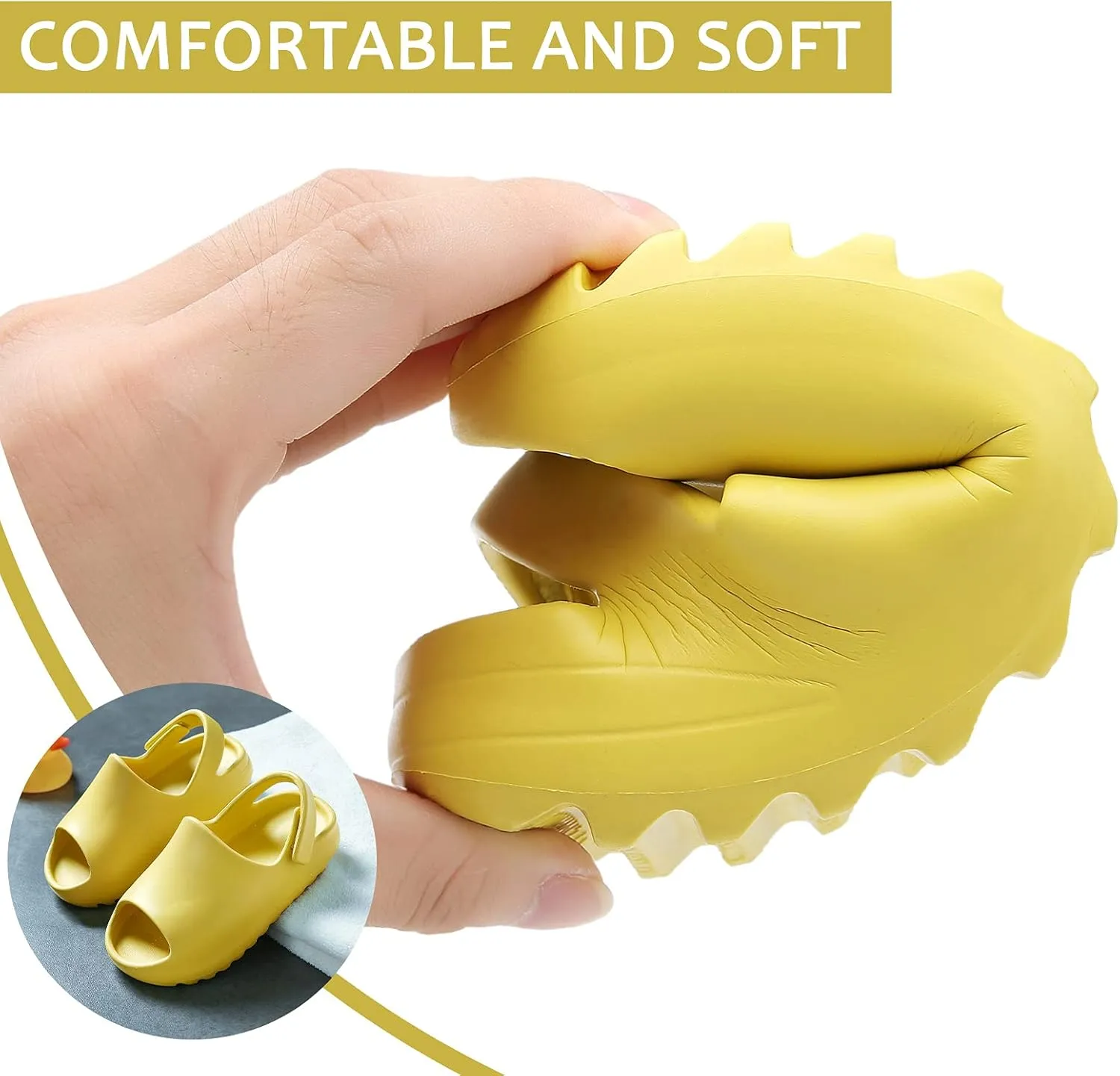 SEAUR - Toddler Little Kids Slides Sandals Girls Summer Sandals Boys Shower Anti-slip Slippers Baby Indoor Outdoor Slippers