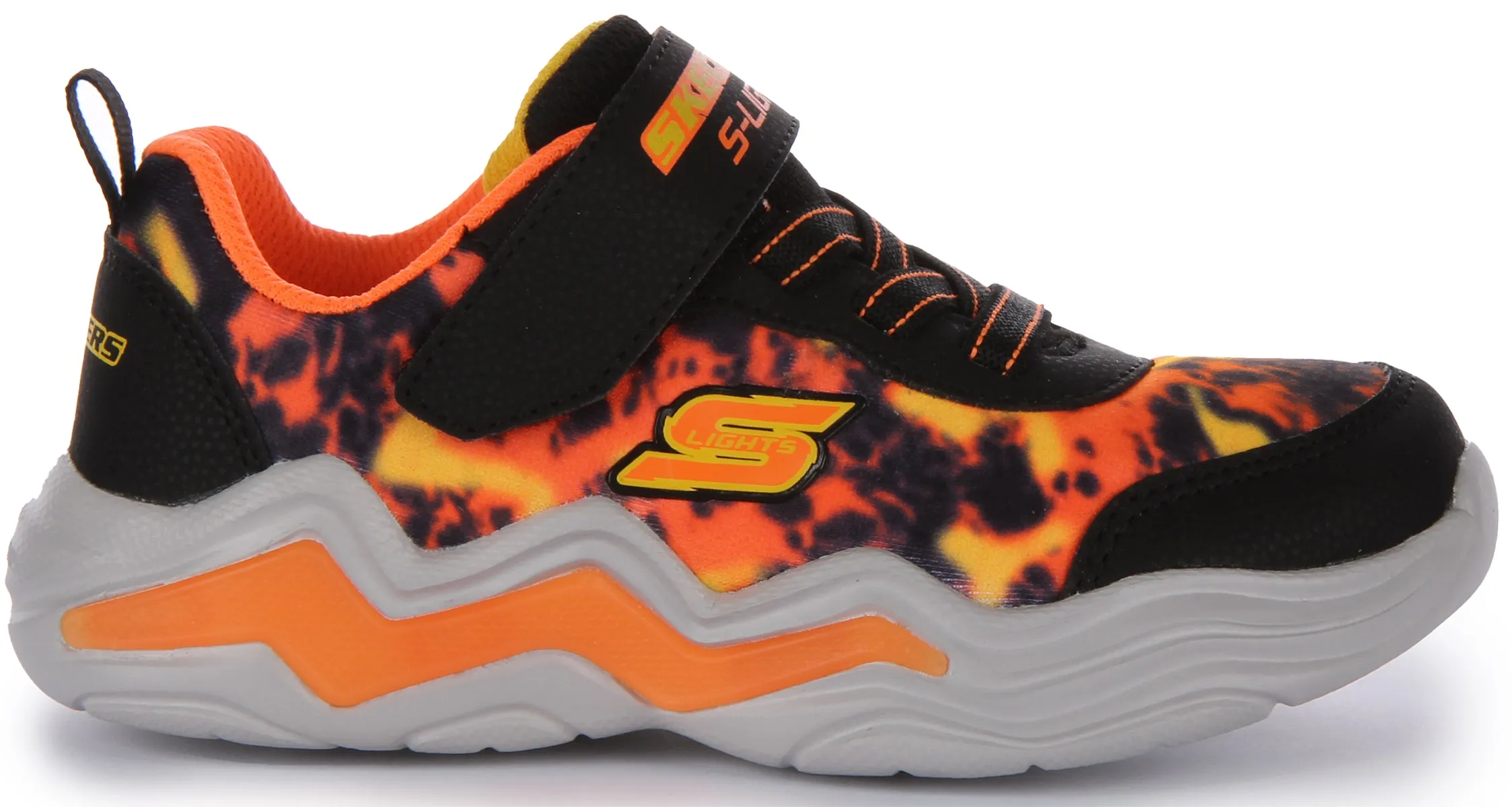 Skechers Erupters IV In Black Orange For Infants