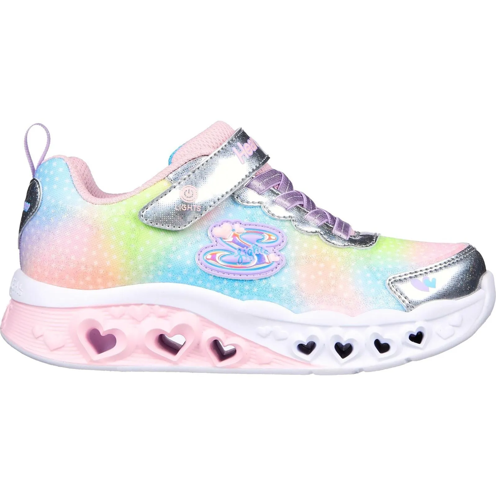Skechers Flutter Heart Lights Simply Love Trainers