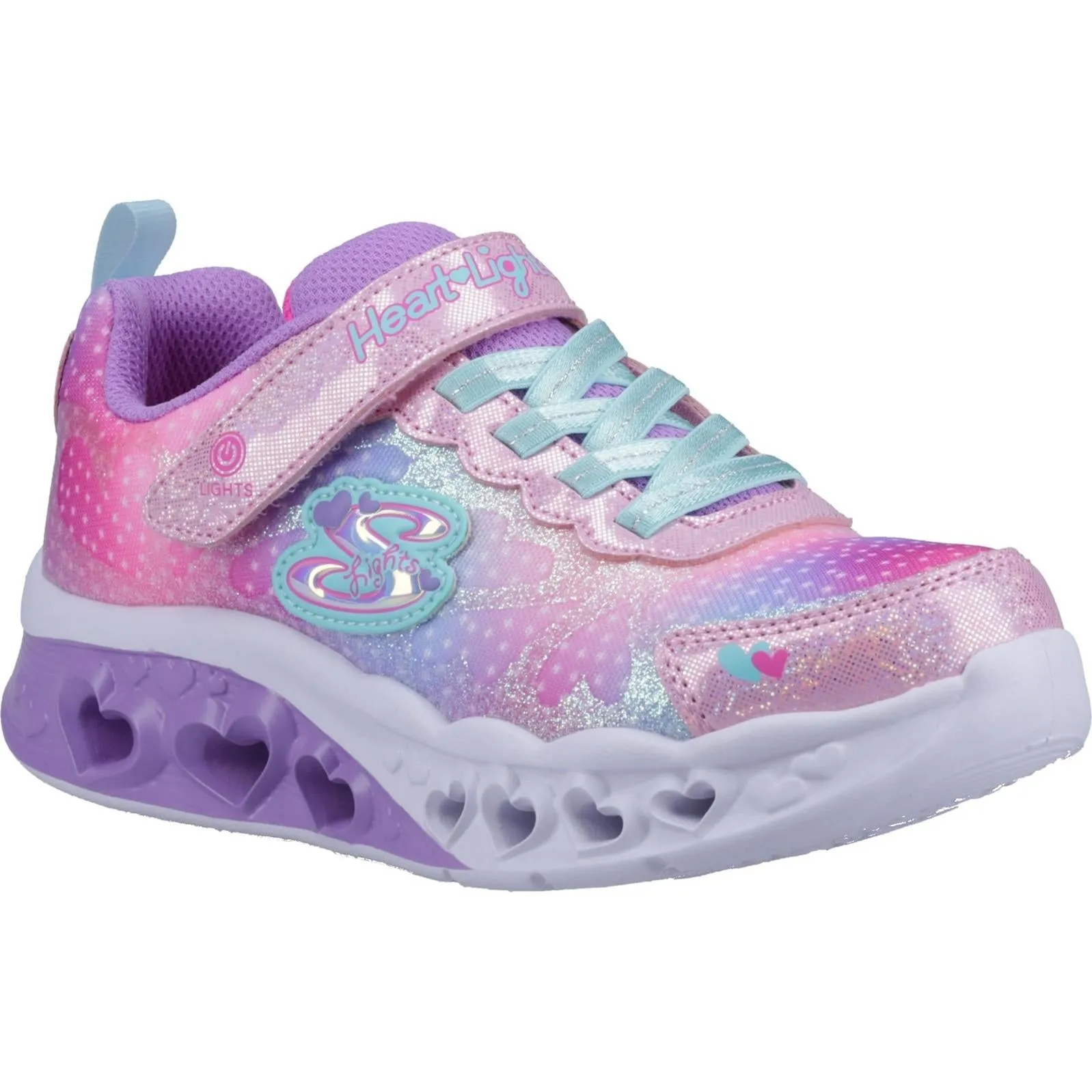 Skechers Flutter Heart Lights Simply Love Trainers