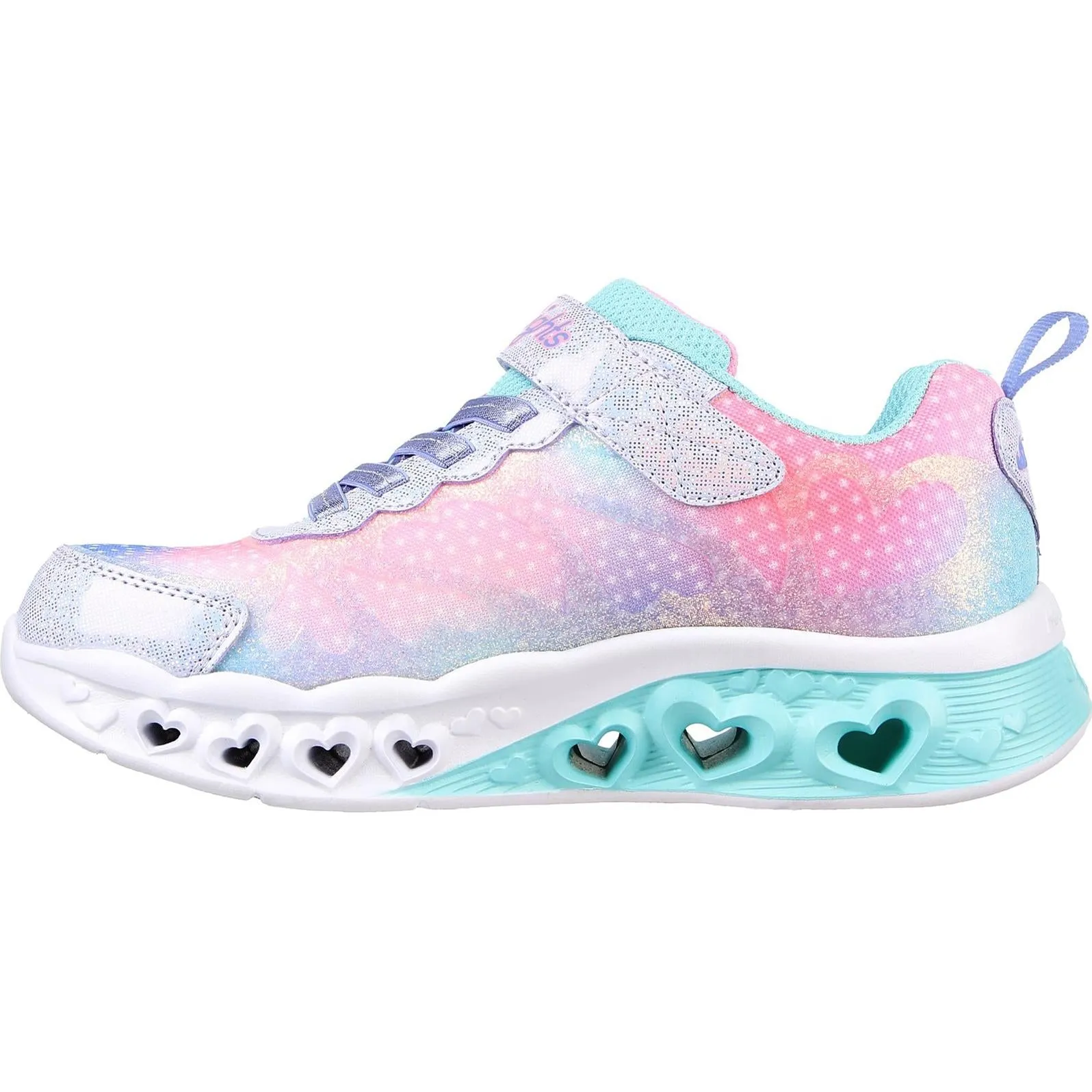 Skechers Flutter Heart Lights Simply Love Trainers
