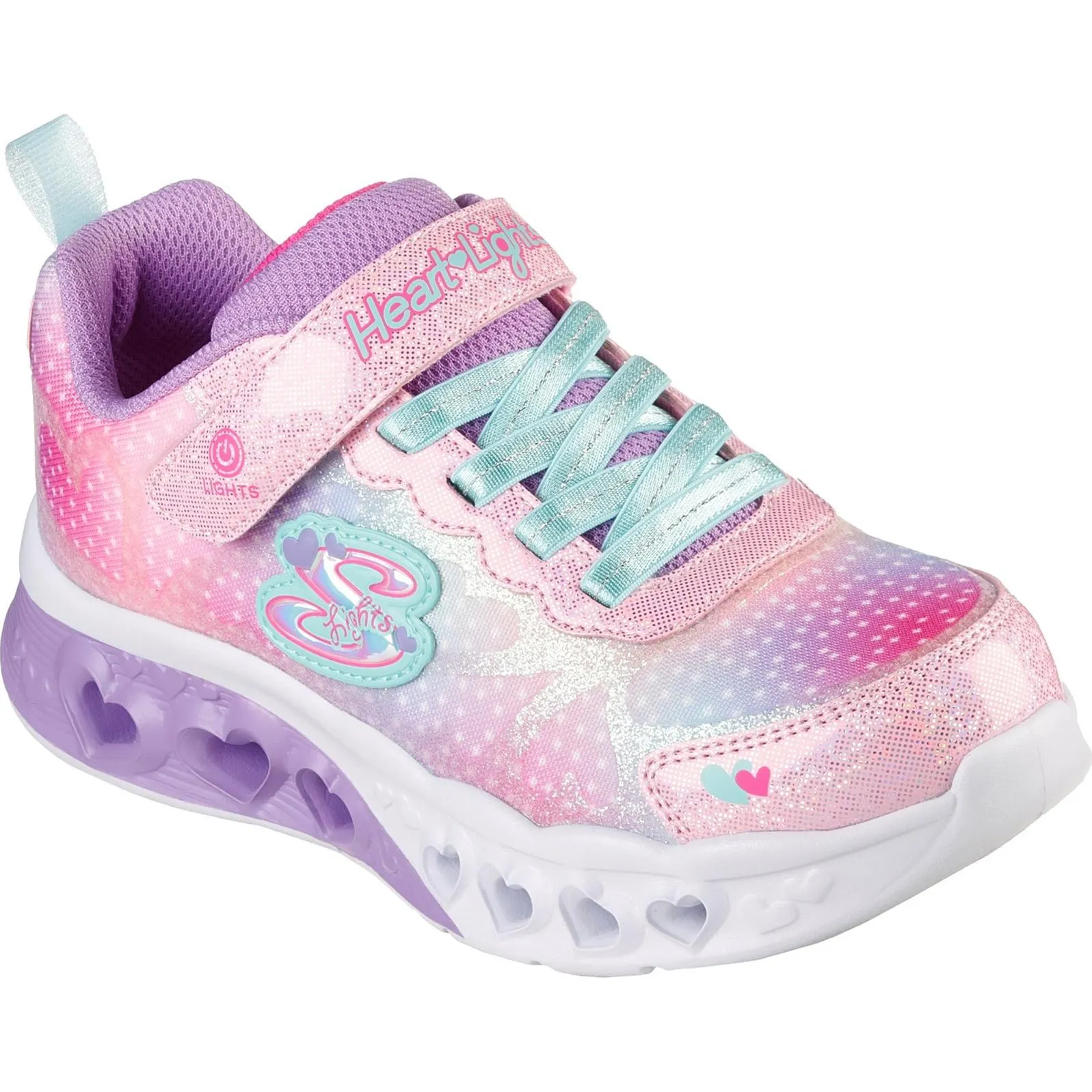 Skechers Flutter Heart Lights Simply Love Trainers