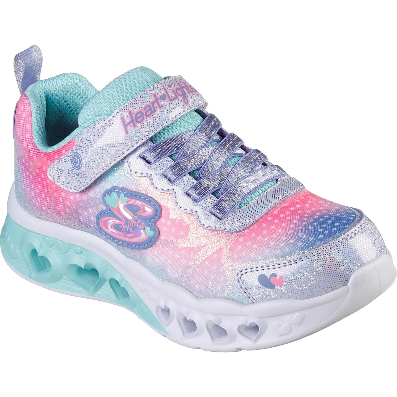 Skechers Flutter Heart Lights Simply Love Trainers