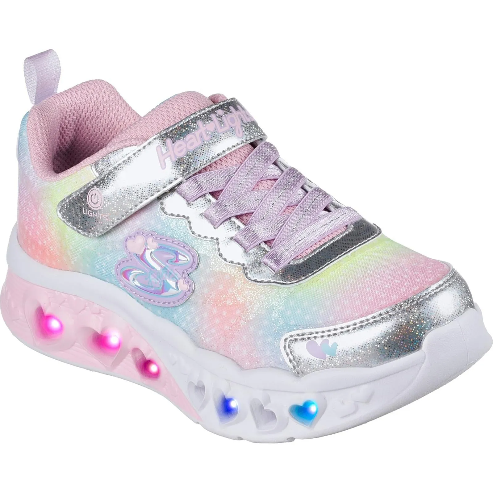 Skechers Flutter Heart Lights Simply Love Trainers