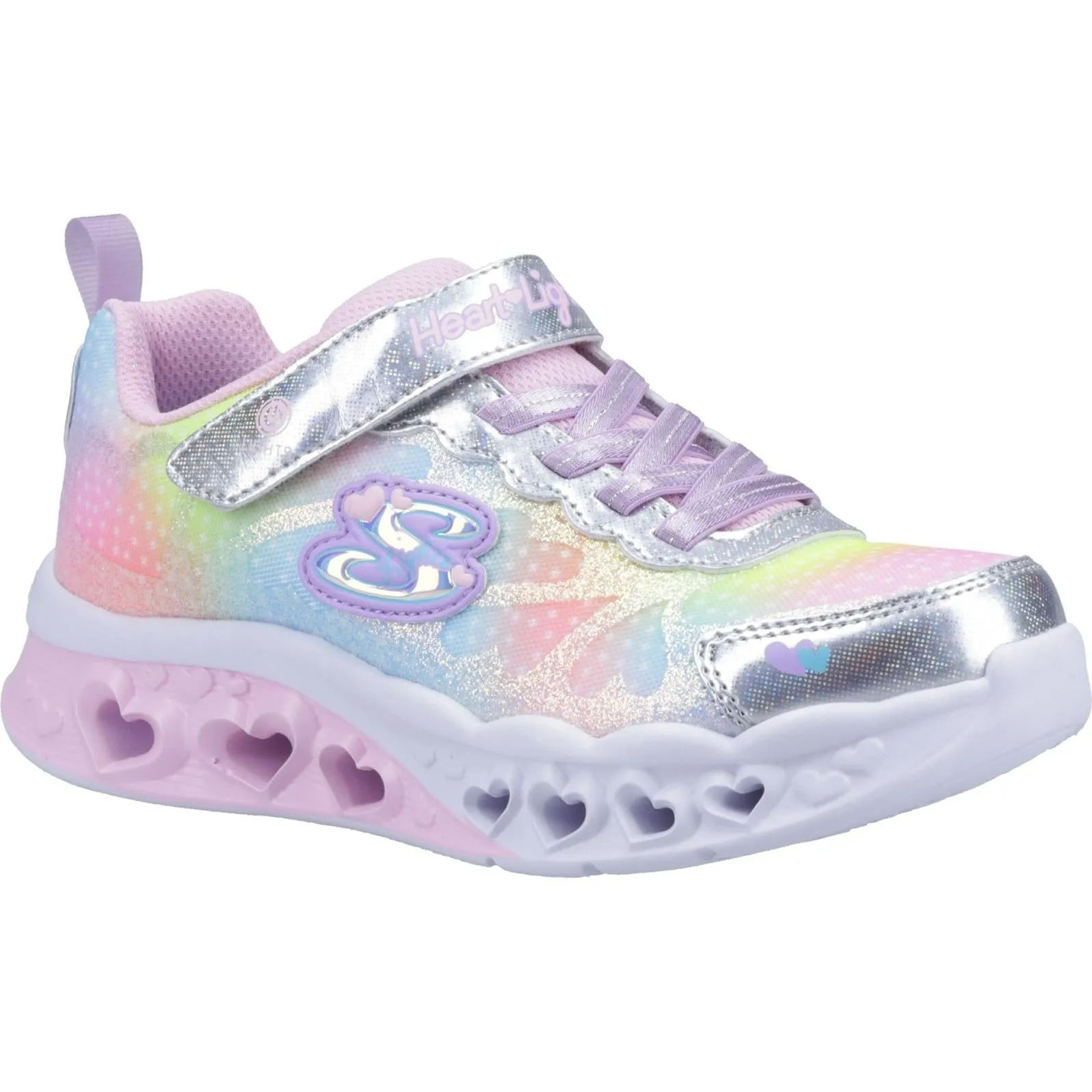 Skechers Flutter Heart Lights Simply Love Trainers