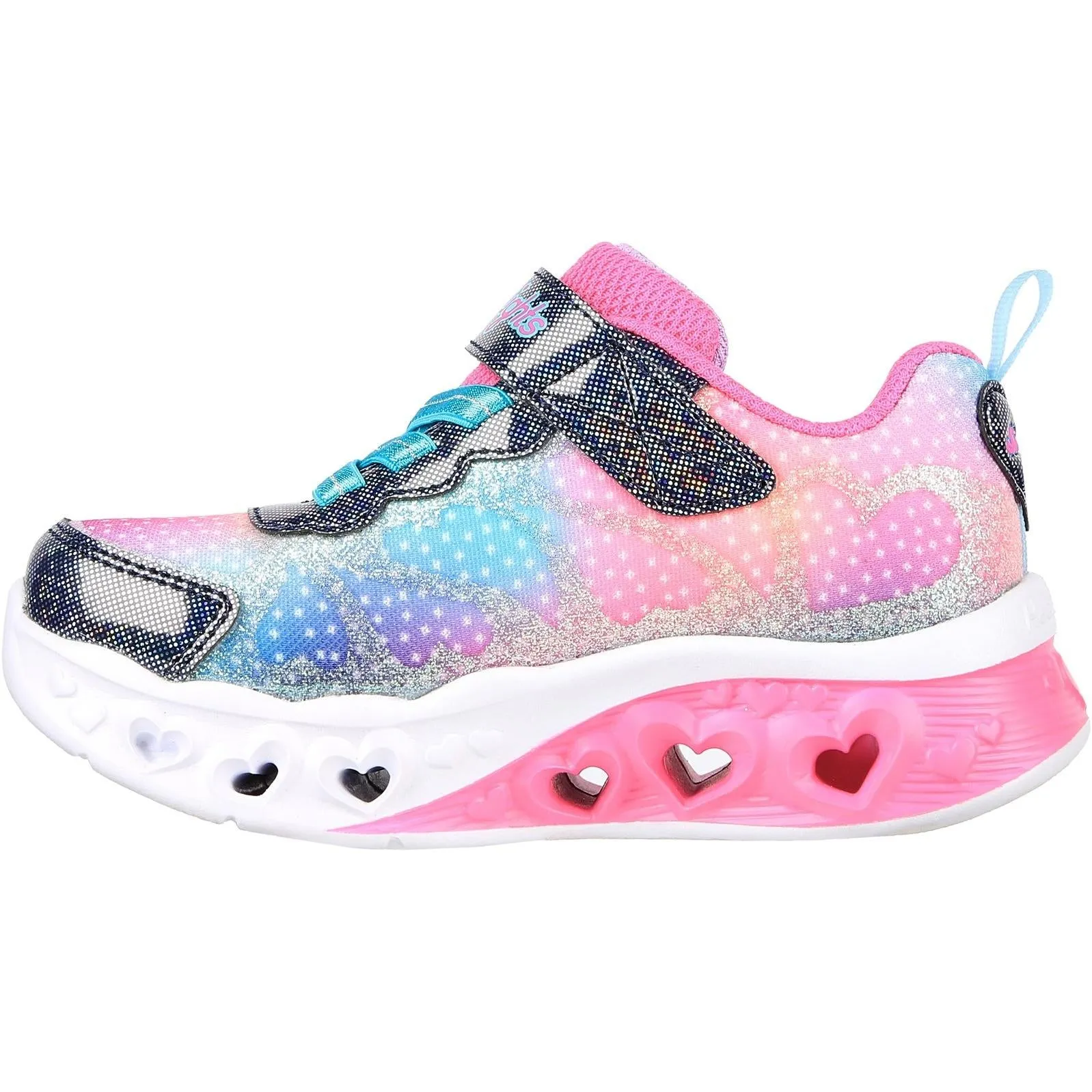 Skechers Flutter Heart Lights Simply Love Trainers