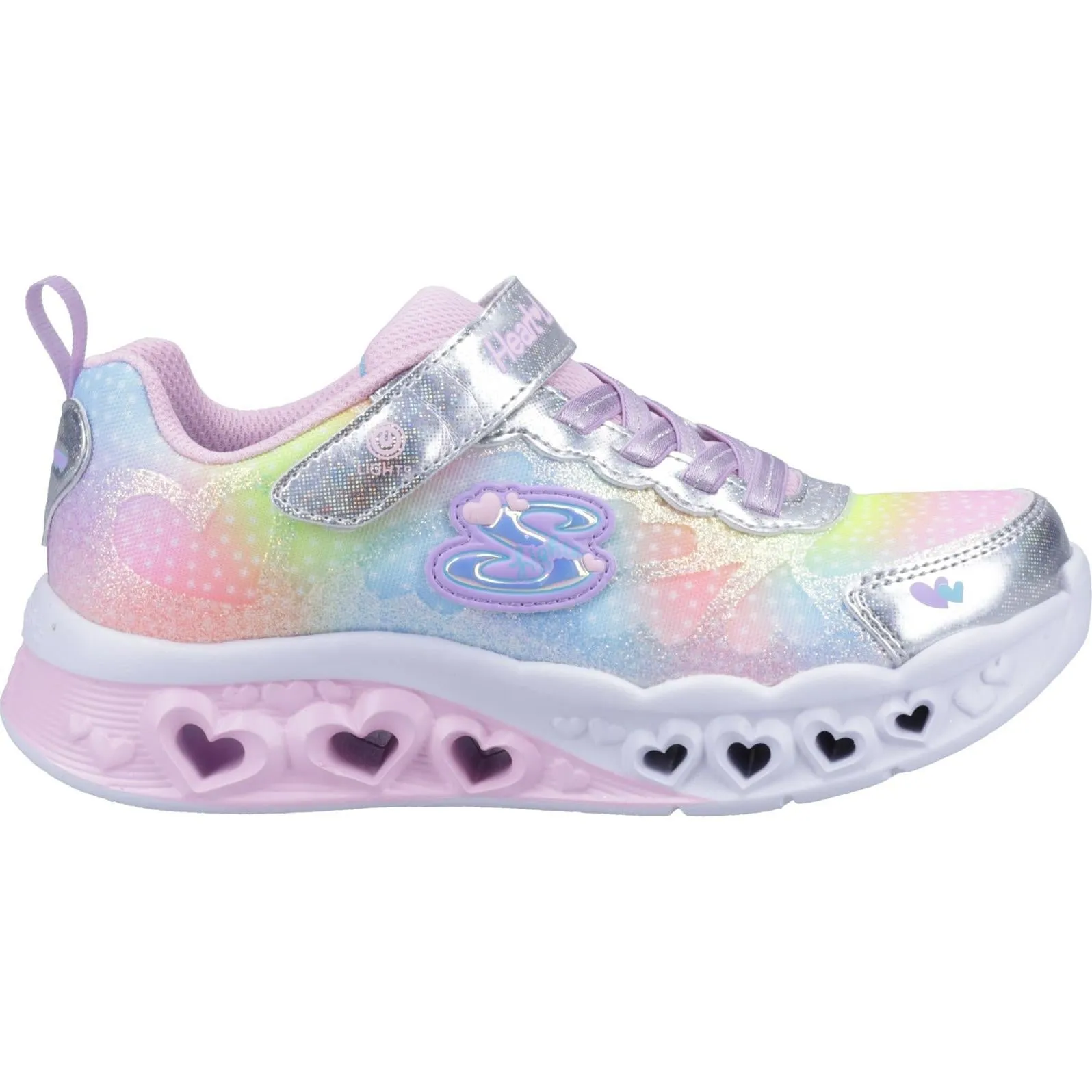 Skechers Flutter Heart Lights Simply Love Trainers