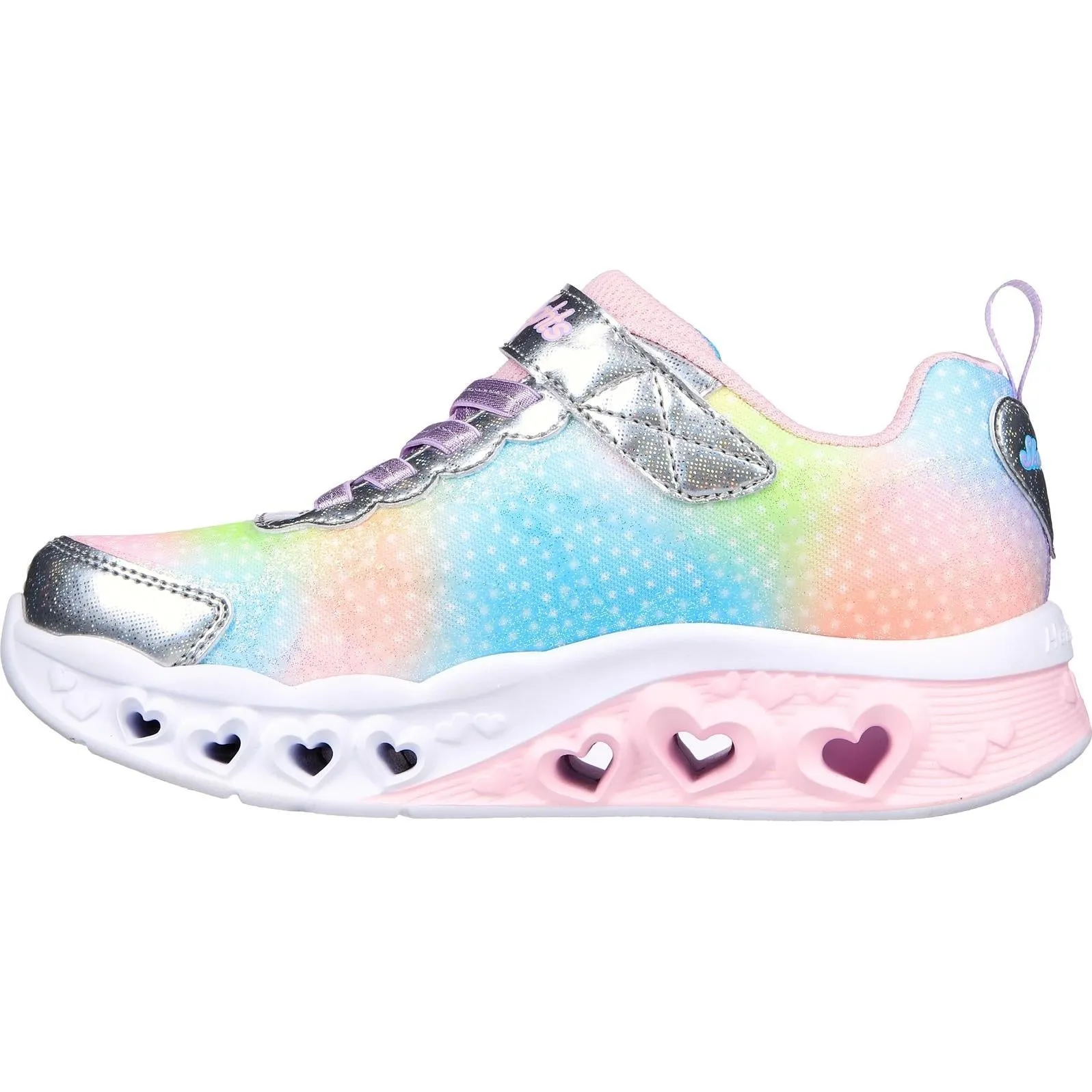 Skechers Flutter Heart Lights Simply Love Trainers