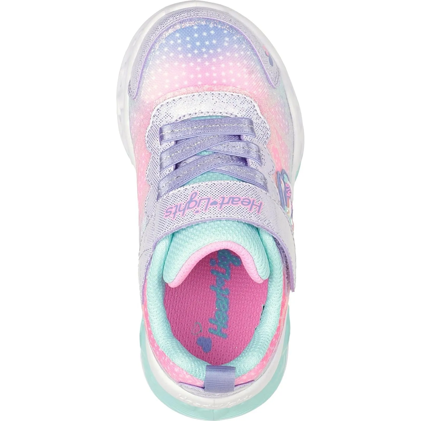 Skechers Flutter Heart Lights Simply Love Trainers