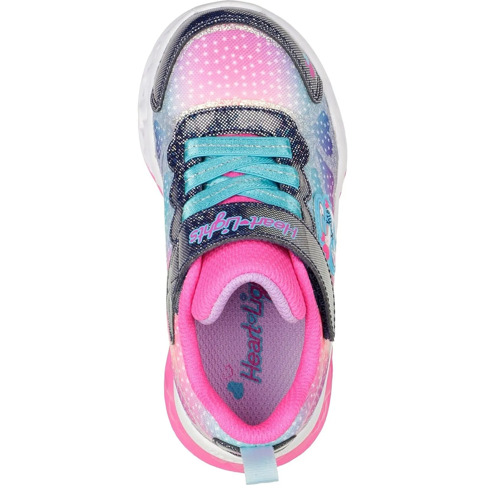 Skechers Flutter Heart Lights Simply Love Trainers