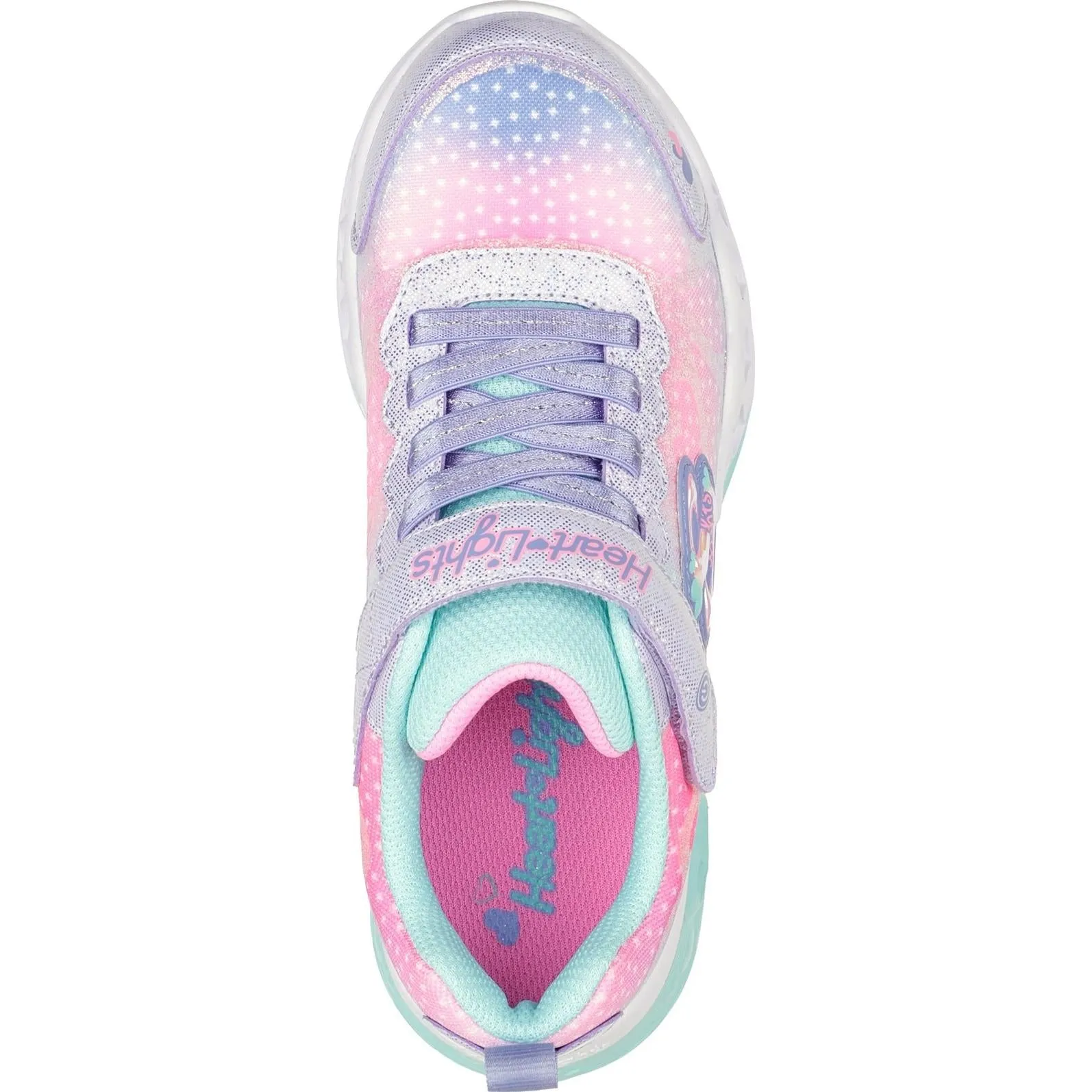 Skechers Flutter Heart Lights Simply Love Trainers