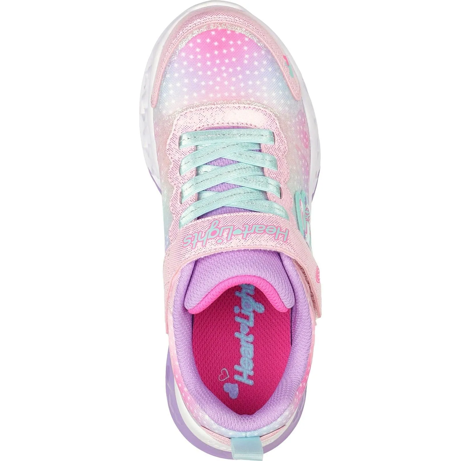 Skechers Flutter Heart Lights Simply Love Trainers
