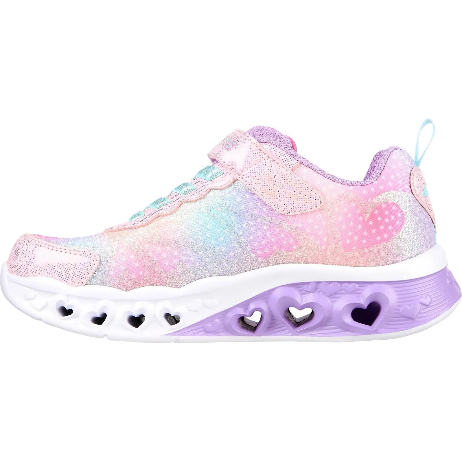 Skechers Flutter Heart Lights Simply Love Trainers