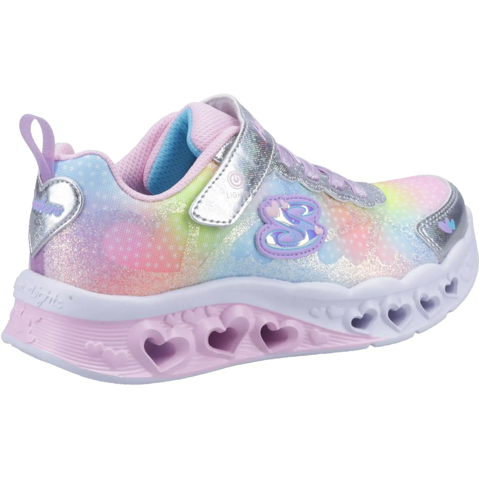 Skechers Flutter Heart Lights Simply Love Trainers