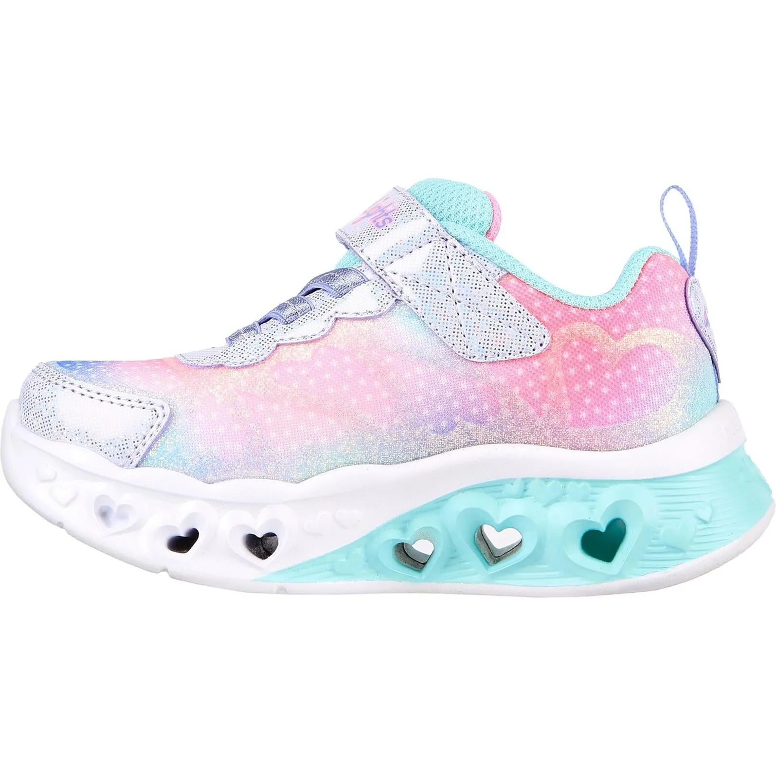 Skechers Flutter Heart Lights Simply Love Trainers