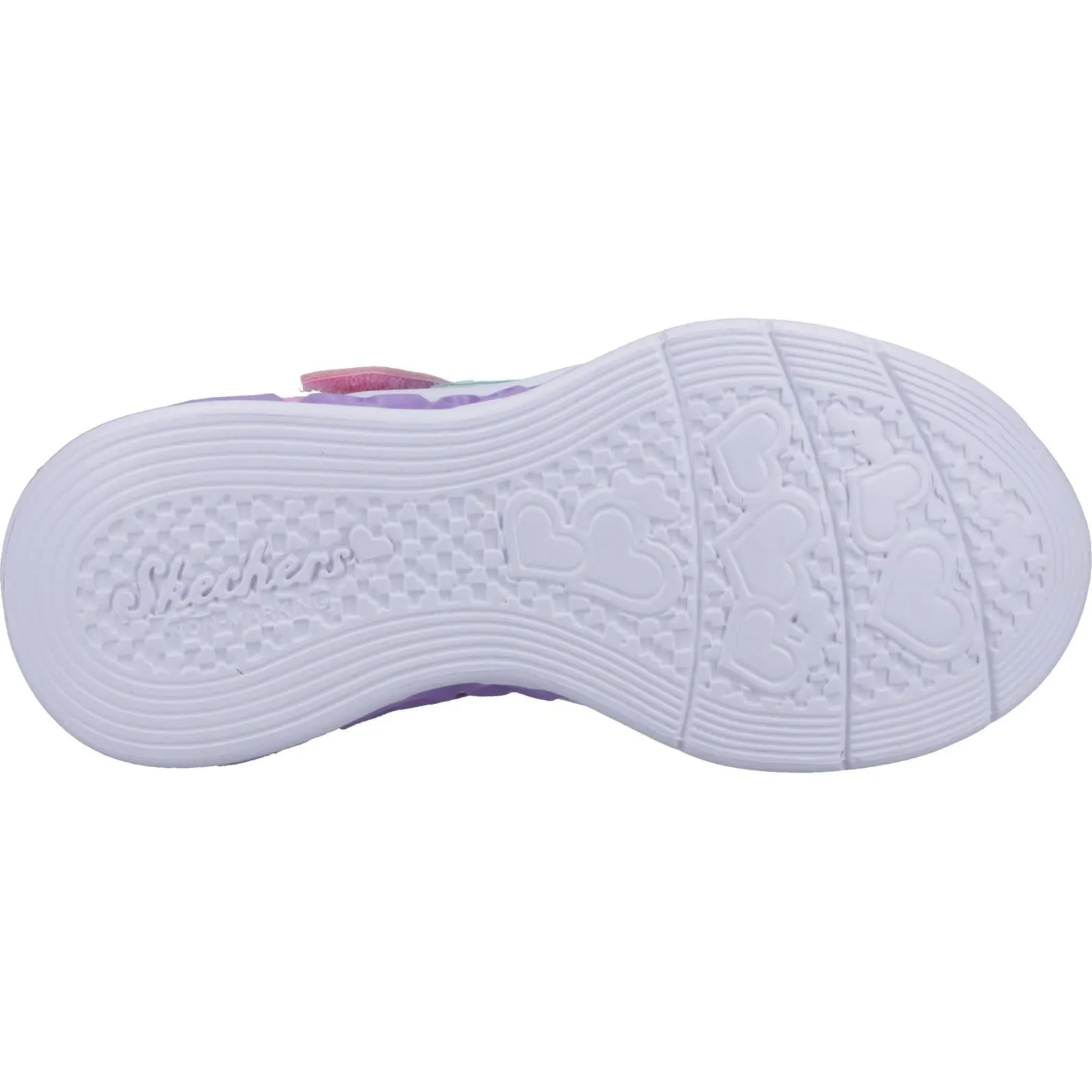 Skechers Flutter Heart Lights Simply Love Trainers