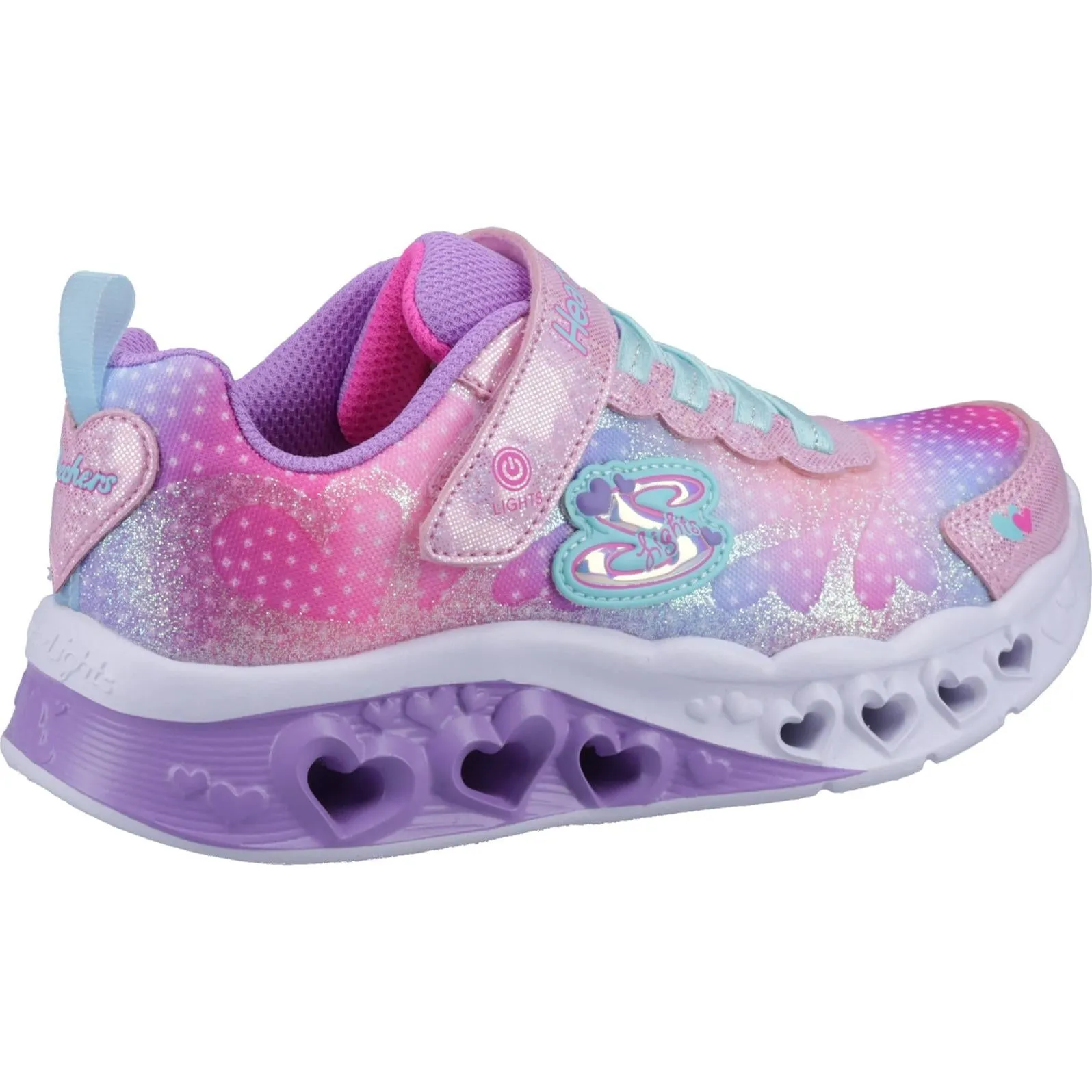 Skechers Flutter Heart Lights Simply Love Trainers