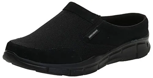 Skechers Sport Men's Equalizer Coast to Coast Mule, Black, 12 Wide