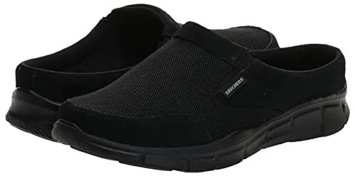 Skechers Sport Men's Equalizer Coast to Coast Mule, Black, 12 Wide