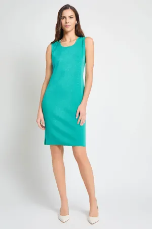 Sleeveless Sheath Knit Dress