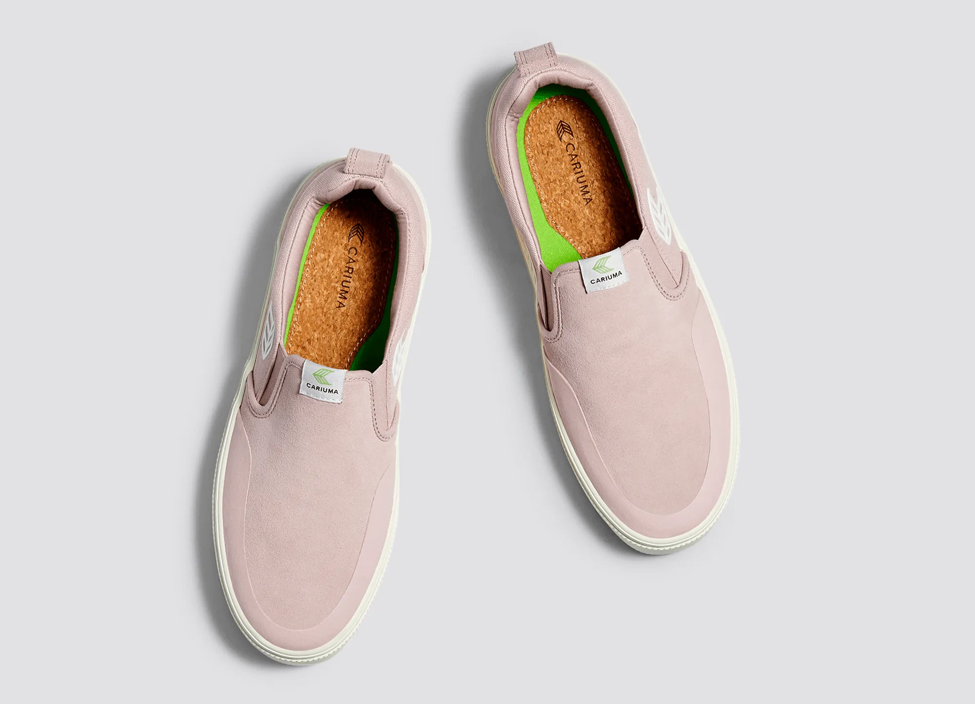 SLIP ON Skate PRO Rose Suede and Canvas Ivory Logo Sneaker Women